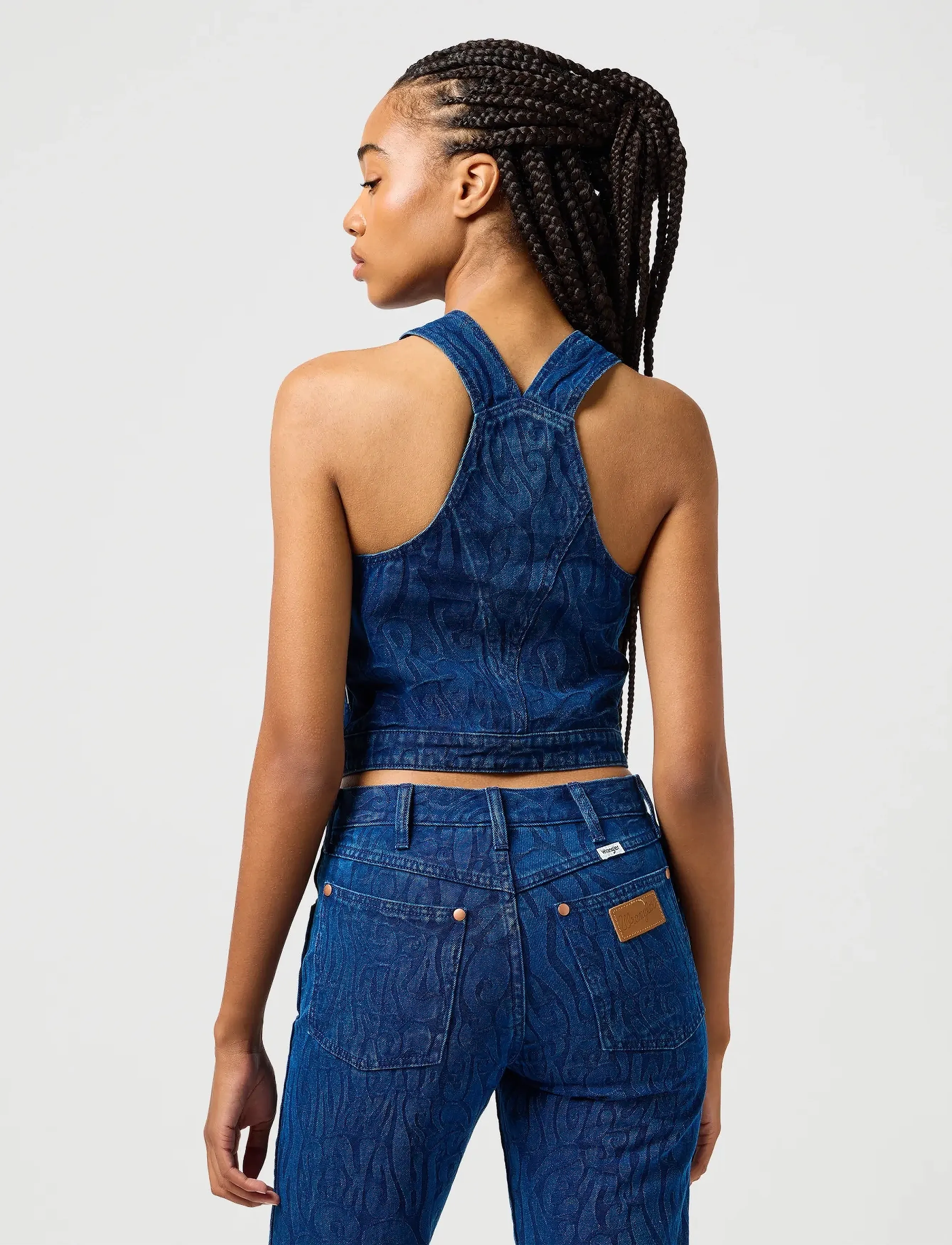 Wrangler - THE SHIRT - teksavestid - groovy jaquard - 2