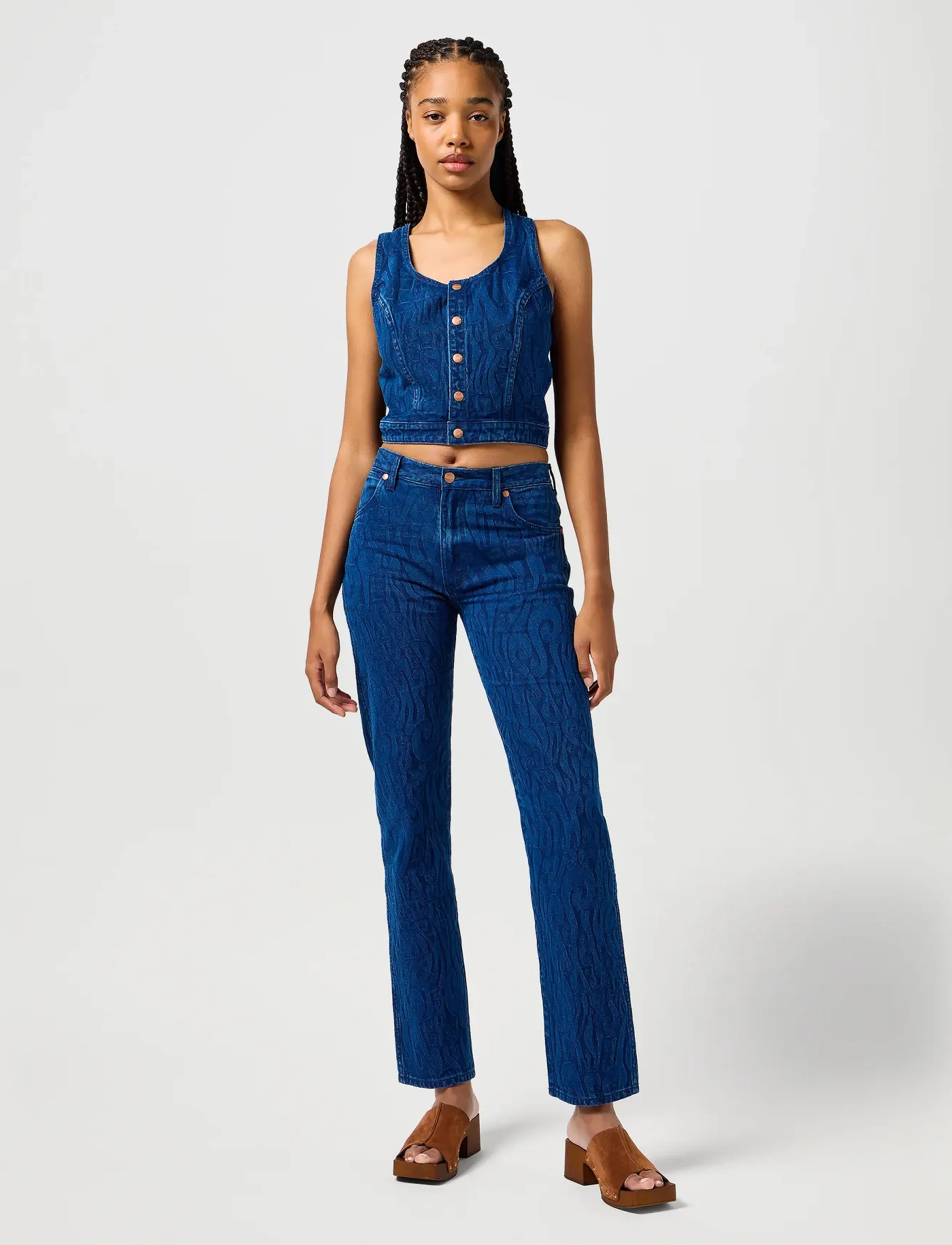 Wrangler - THE SHIRT - teksavestid - groovy jaquard - 3