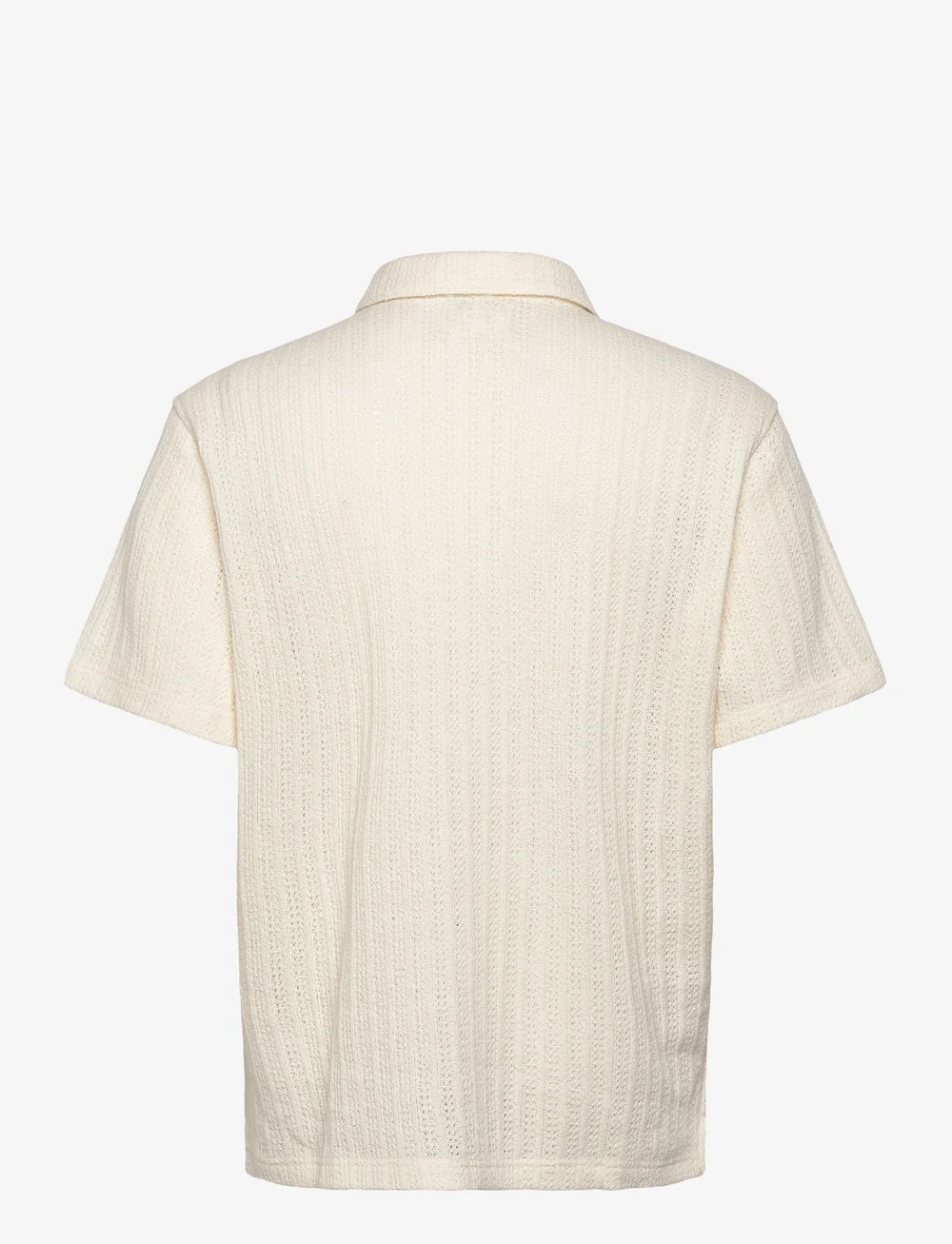 Wrangler - SS KNIT SHIRT - kurzarmhemden - natural - 2