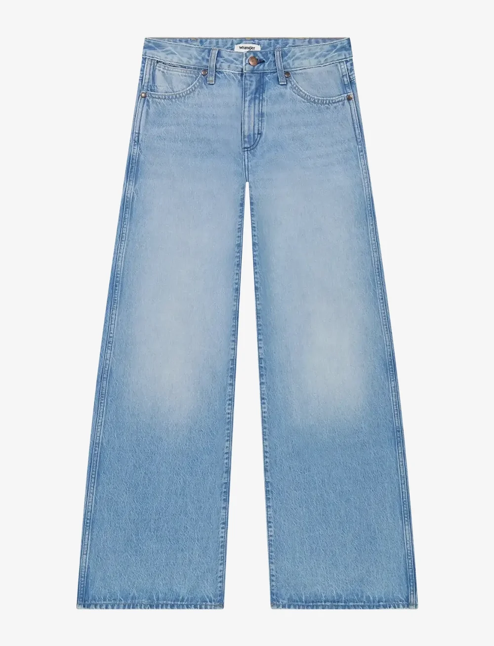 Wrangler - WORLD WIDE - brede jeans - rocky wash - 1