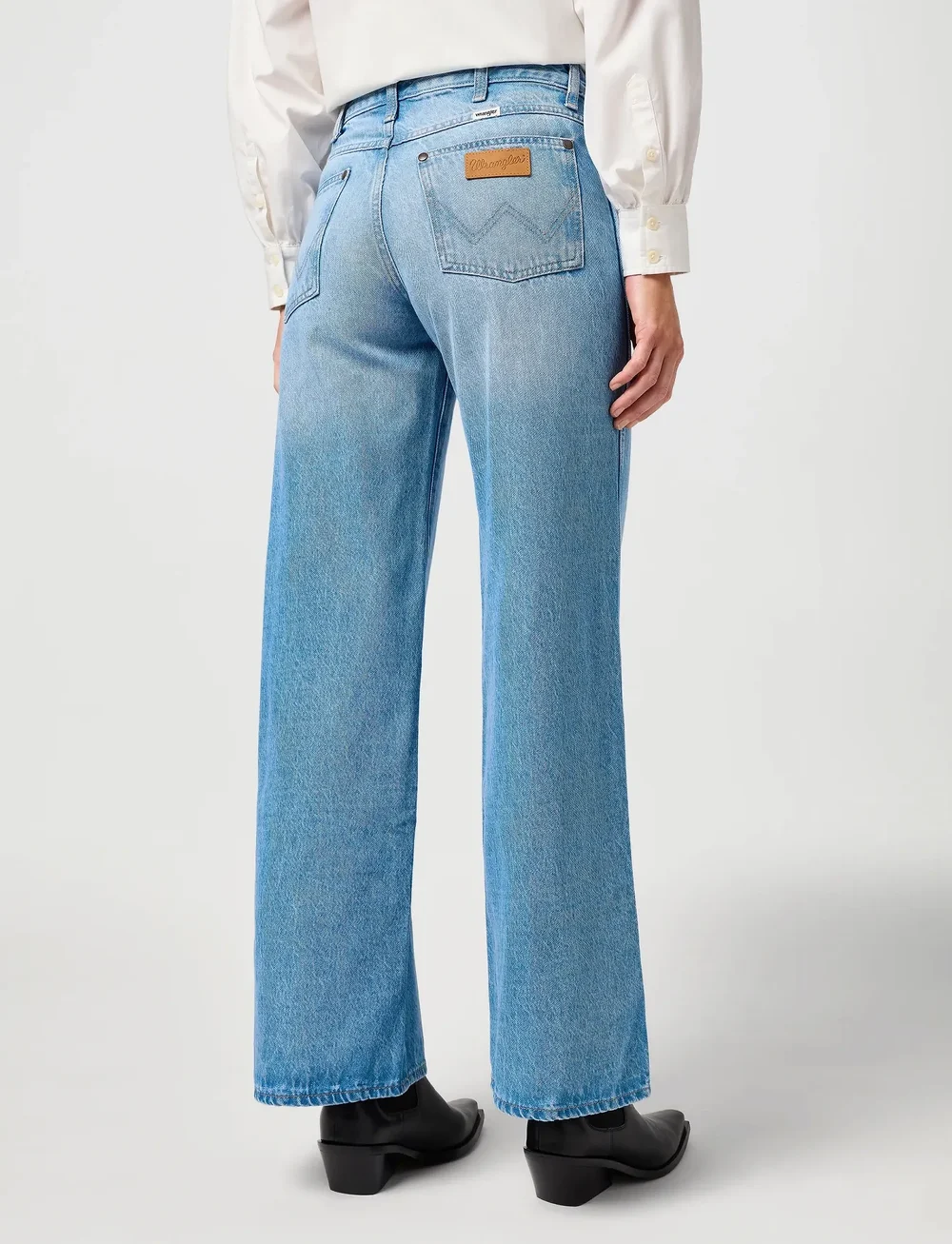 Wrangler - WORLD WIDE - brede jeans - rocky wash - 3