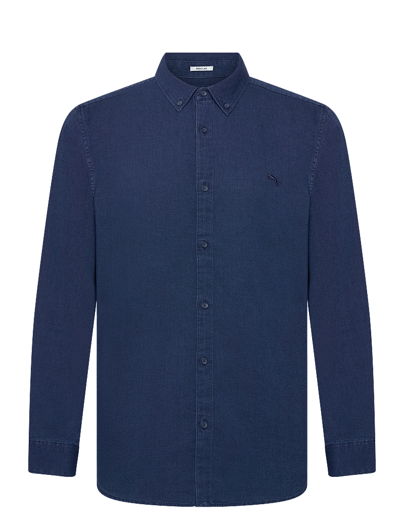 Wrangler - OXFORD SHIRT - oxford-skjortor - indigo oxford - 1