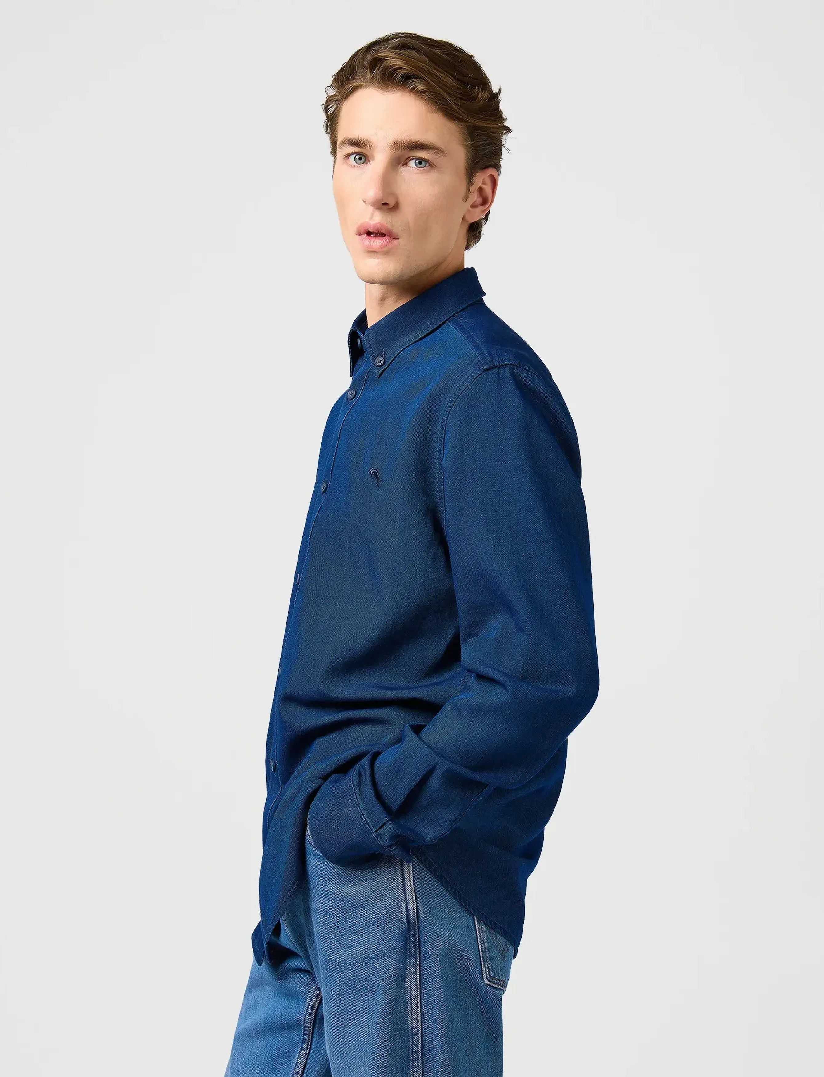 WRANGLER Oxford Shirt oxfordskjortor herr – bild 5