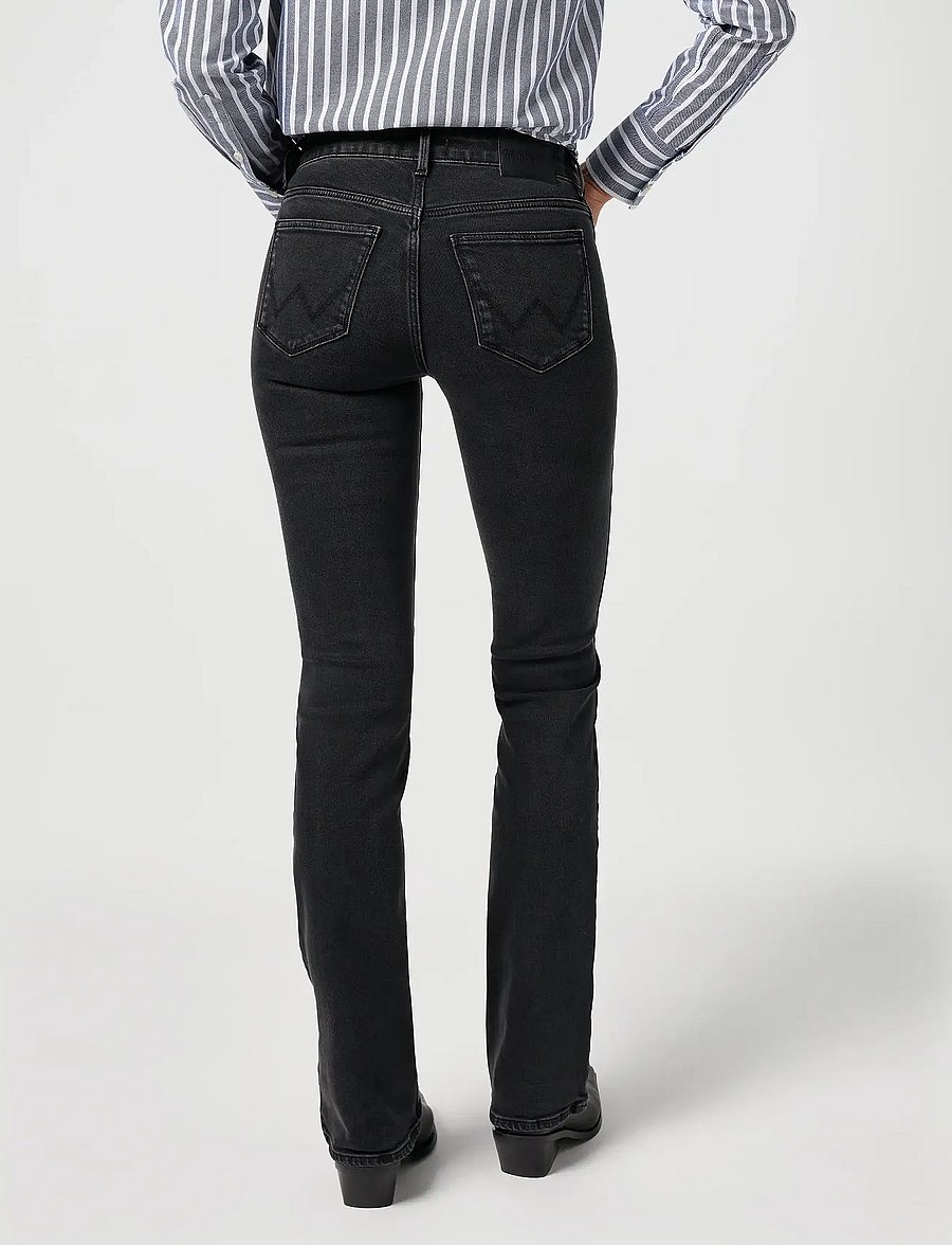 Wrangler - BOOTCUT - jeans bootcut - sultry blackout - 3