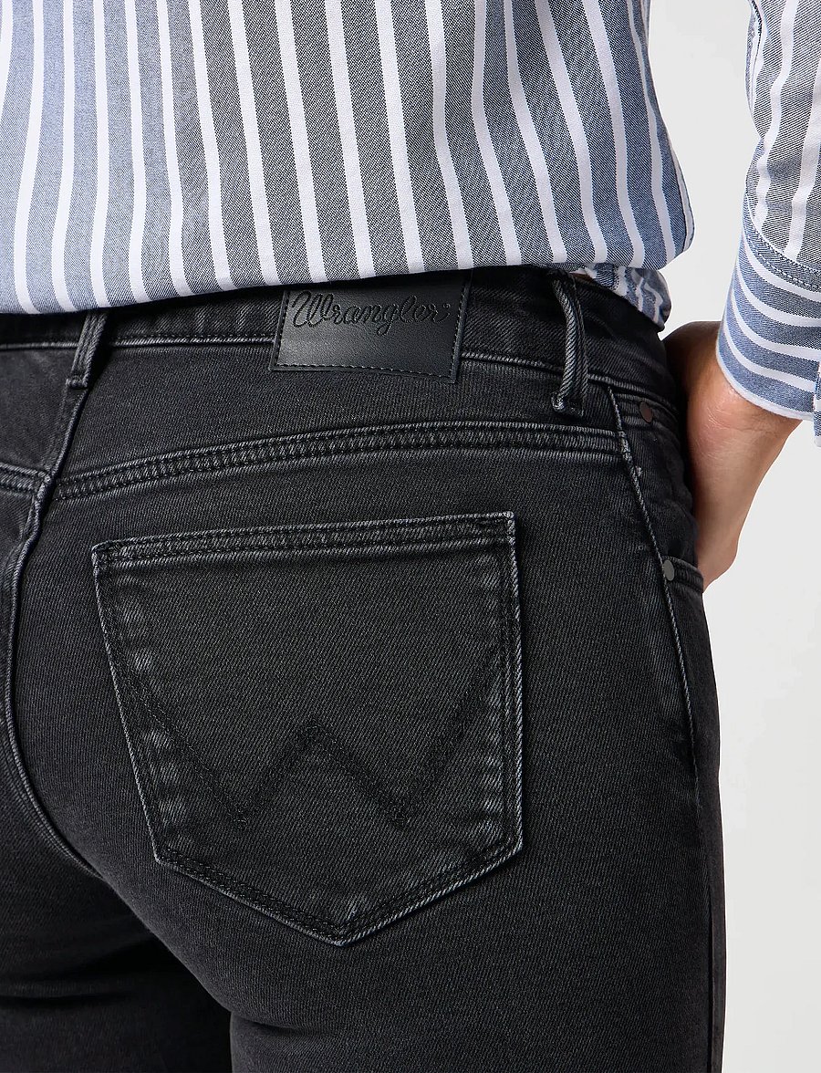 Wrangler - BOOTCUT - jeans bootcut - sultry blackout - 5