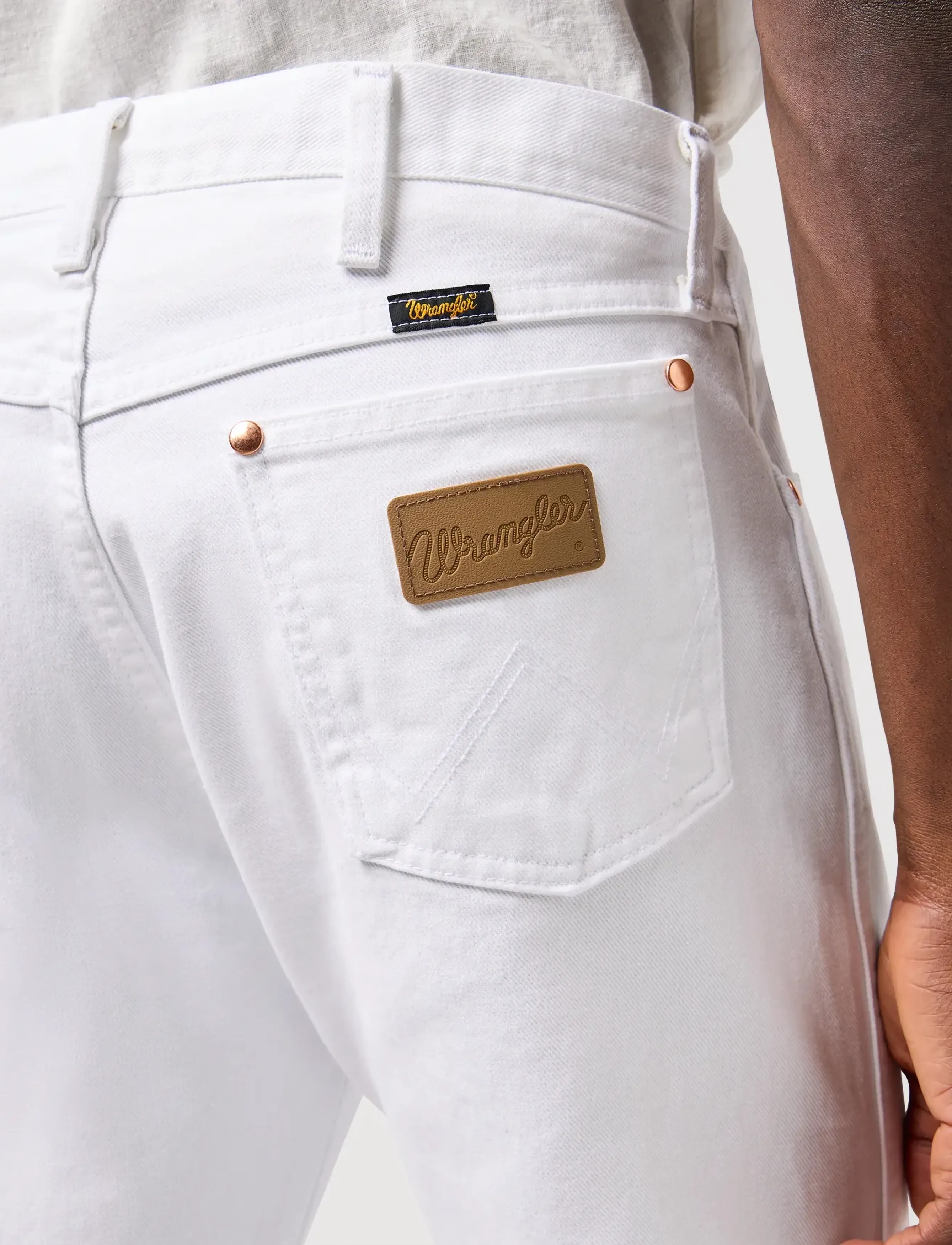 Wrangler - 13MWZ - bukser & jeans - white - 5