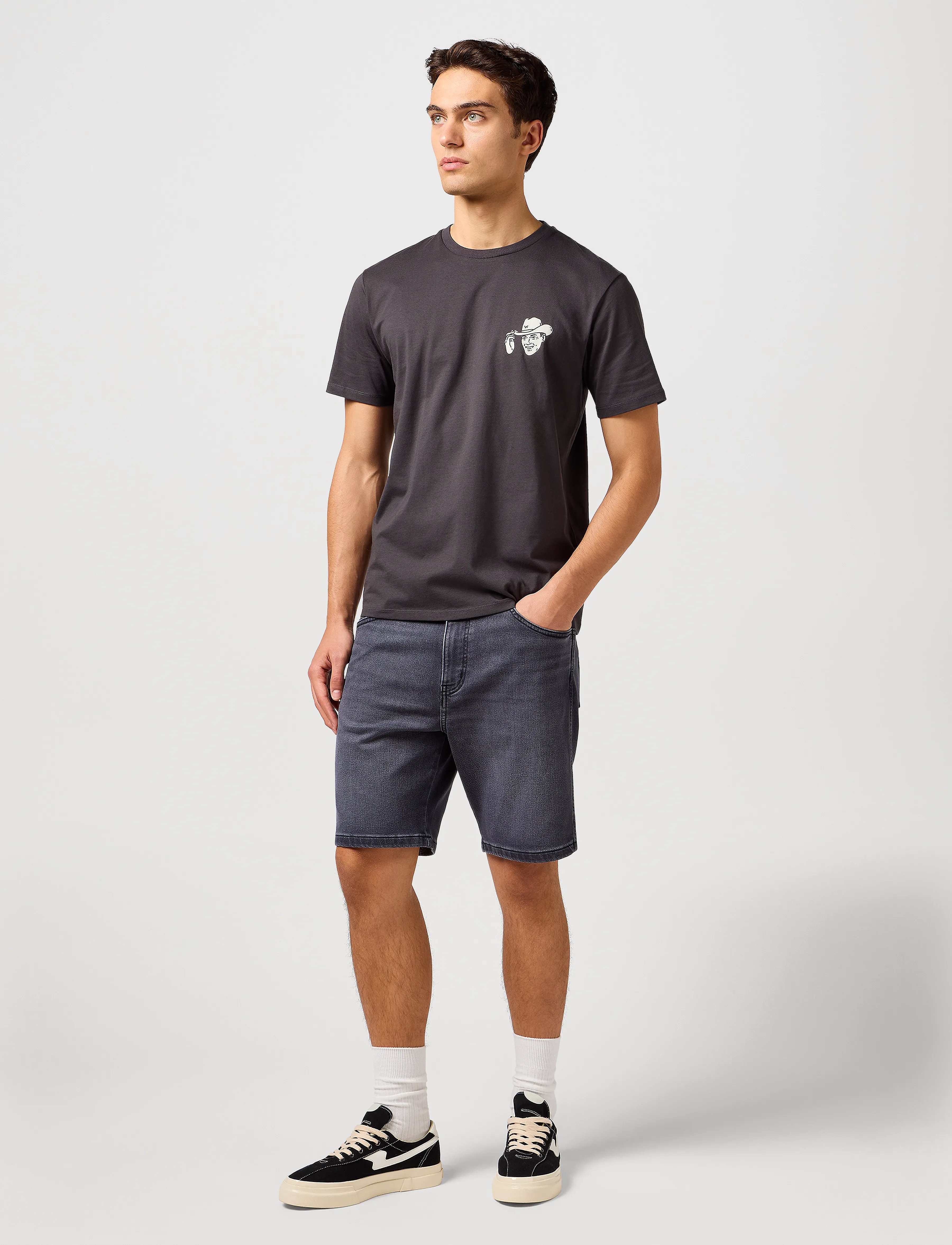 Wrangler - Frontier Short - jeans shorts - dusk - 4