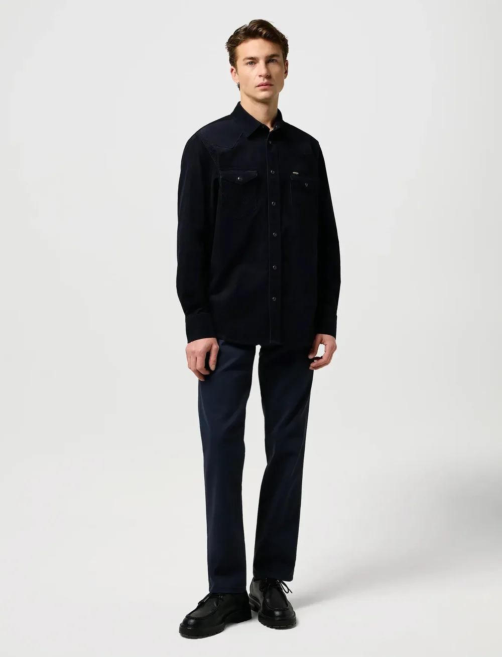 Wrangler - GREENSBORO - slim jeans - dark navy - 4