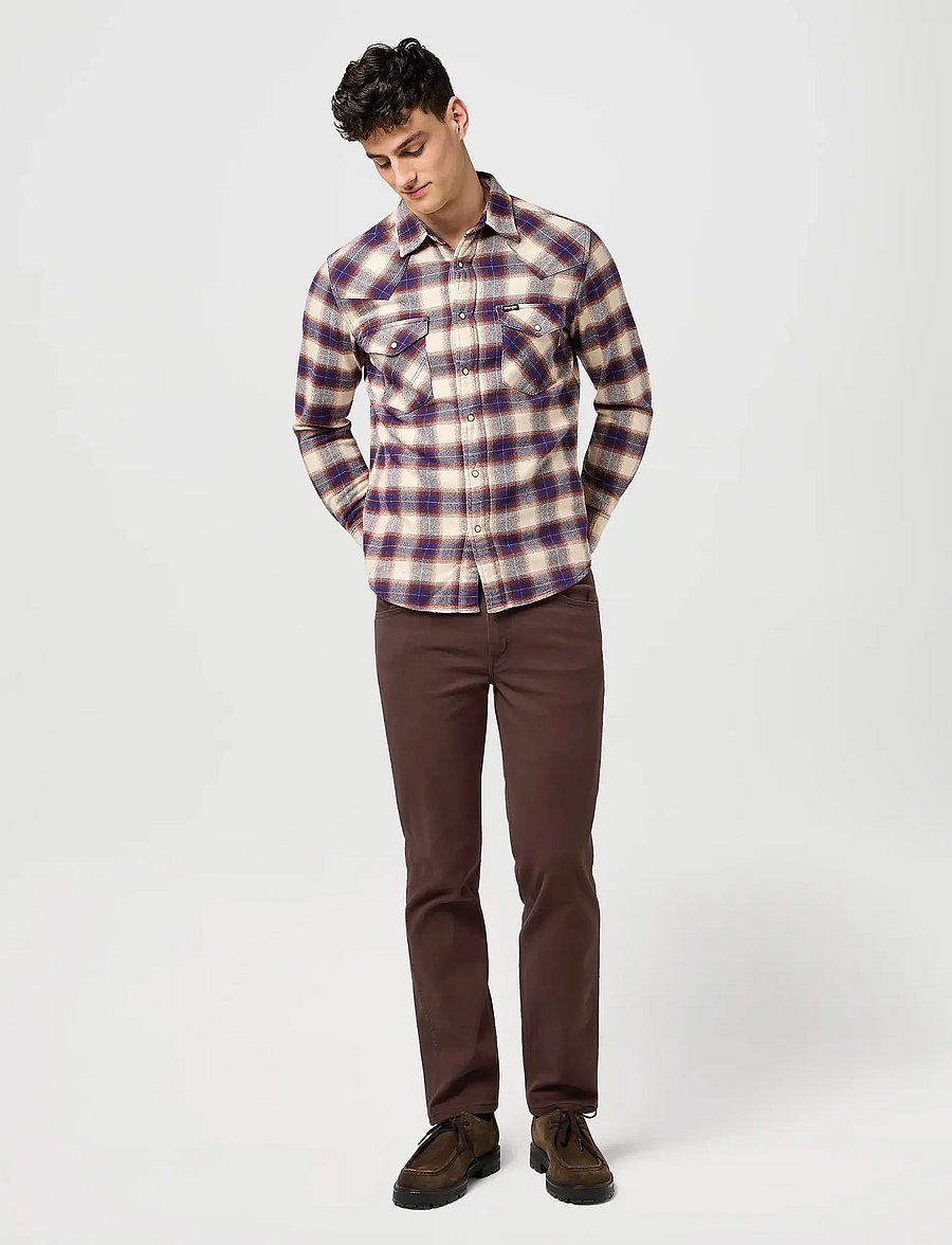 Wrangler - GREENSBORO - slim jeans - mahogany - 4