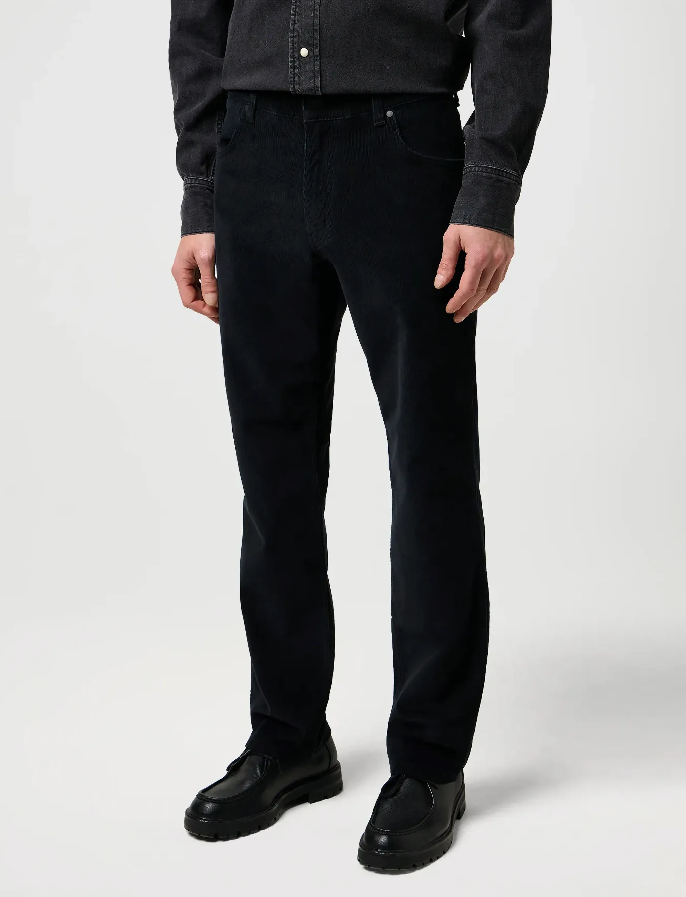 Wrangler Greensboro, Mænd, Fløjlsbukser, Sort, Str: 34 x 30