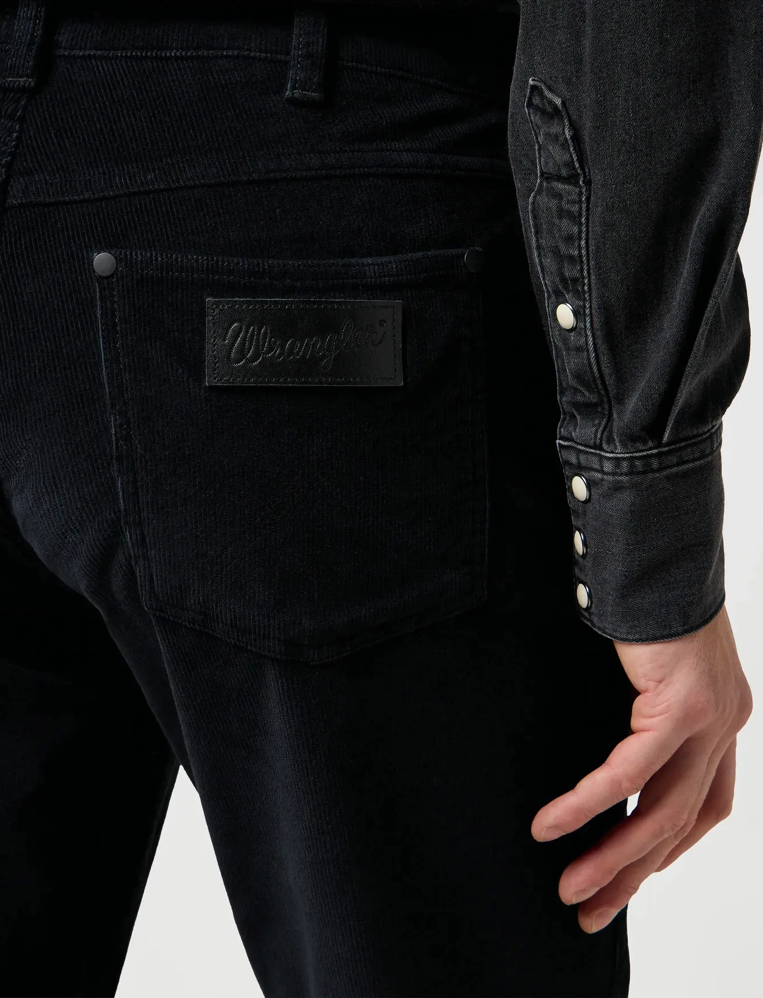 Wrangler - GREENSBORO - housut & farkut - black - 5