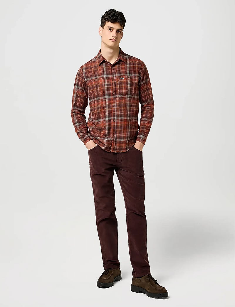 Wrangler - GREENSBORO - slim jeans - mahogany - 4