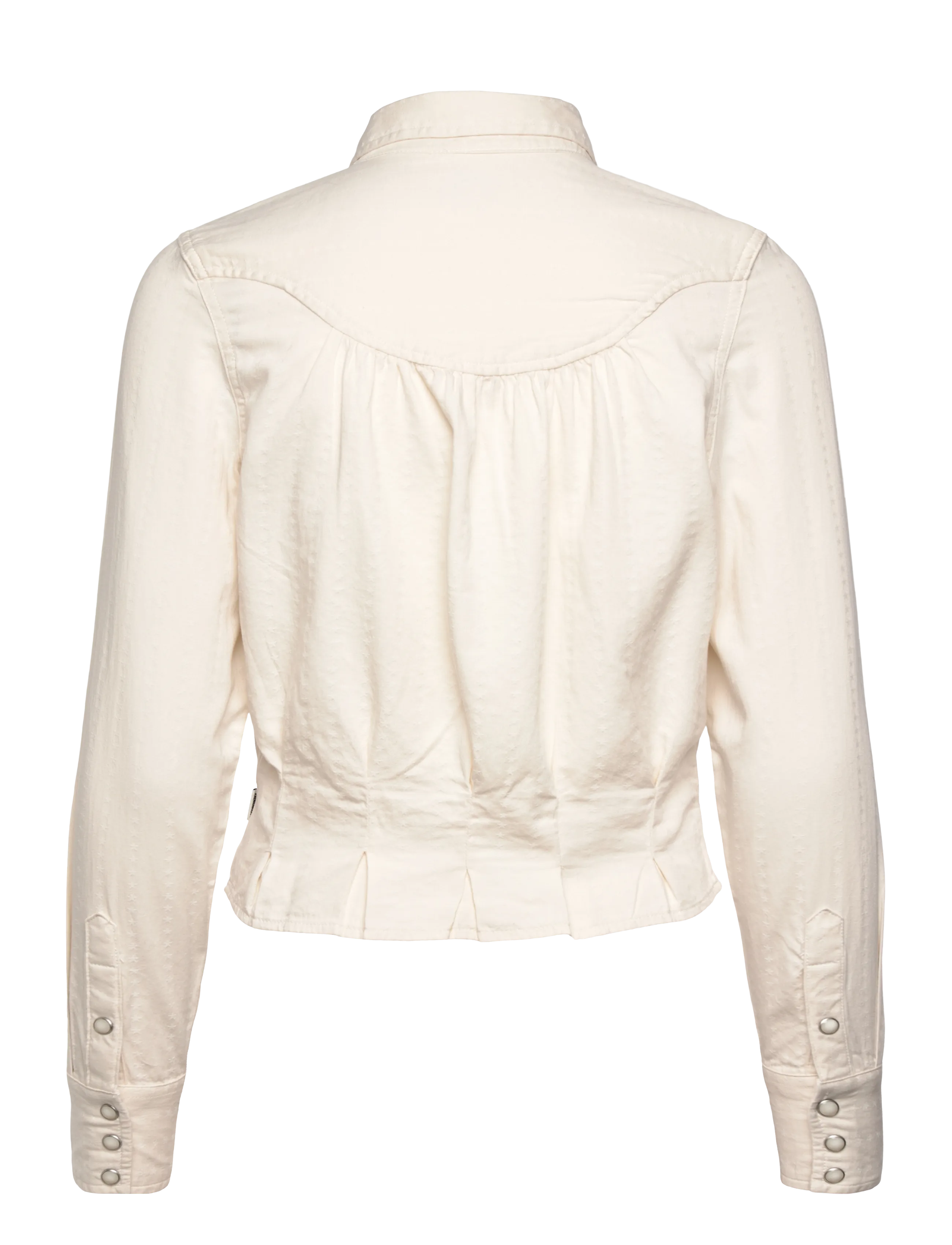 Wrangler - FEMME PEPLUM SHIRT - pinstar white - 1