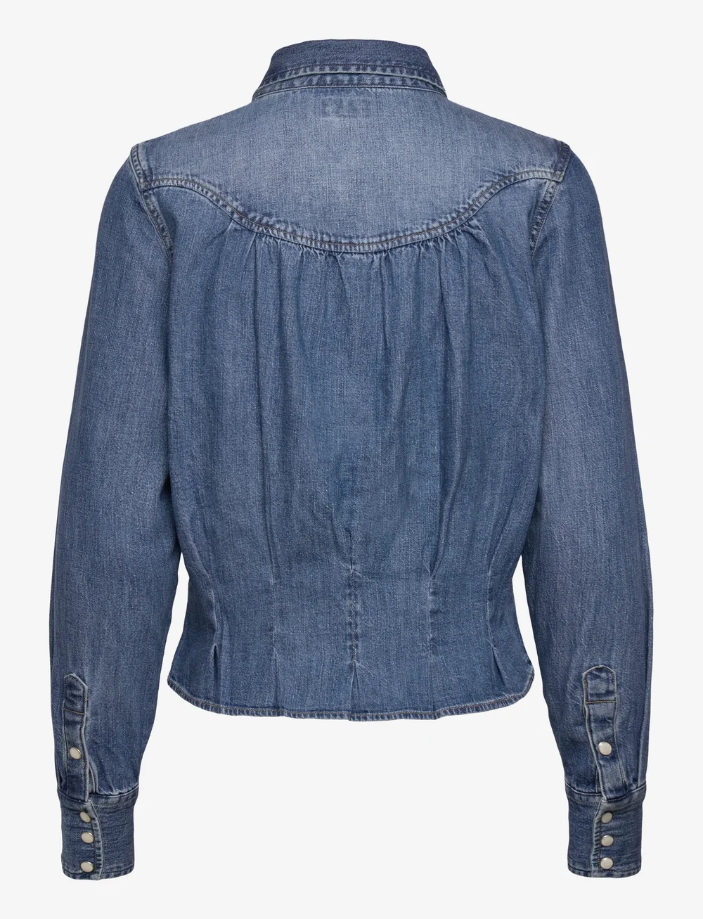 Wrangler - FEMME PEPLUM SHIRT - jeansskjortor - light hand - 2