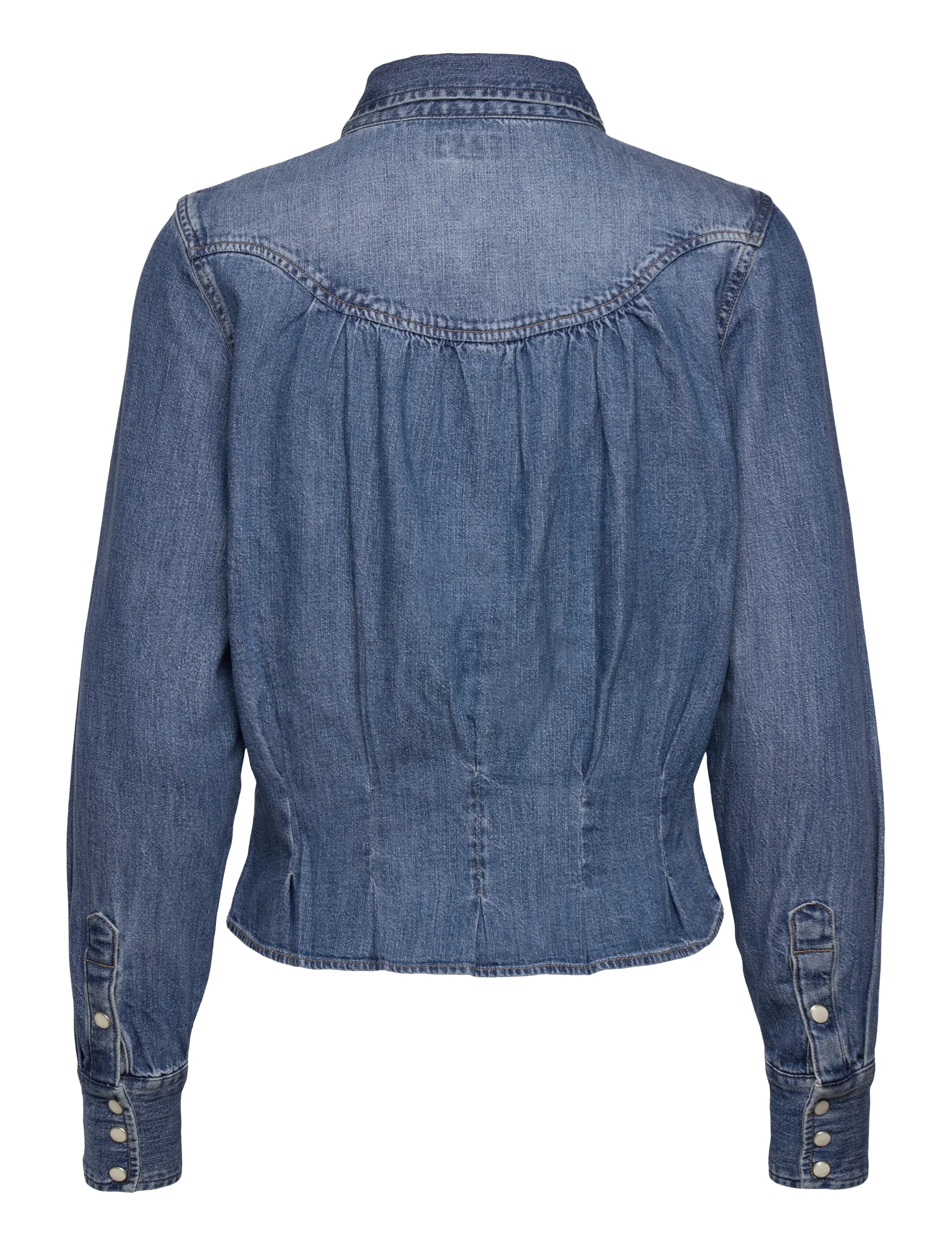 Wrangler - FEMME PEPLUM SHIRT - jeanshemden - light hand - 2