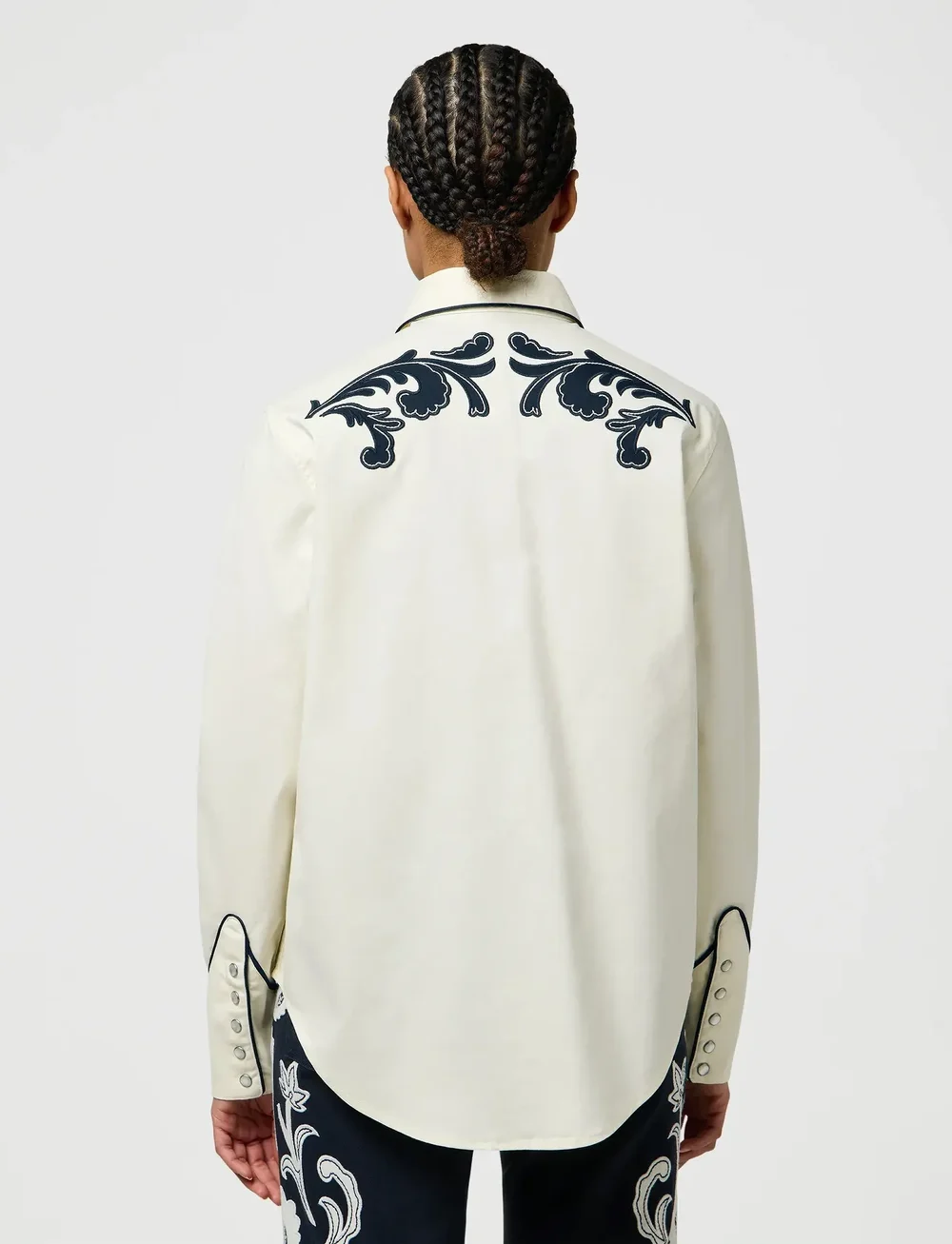 Wrangler - APPLIQUE SHIRT - långärmade skjortor - worn white - 3