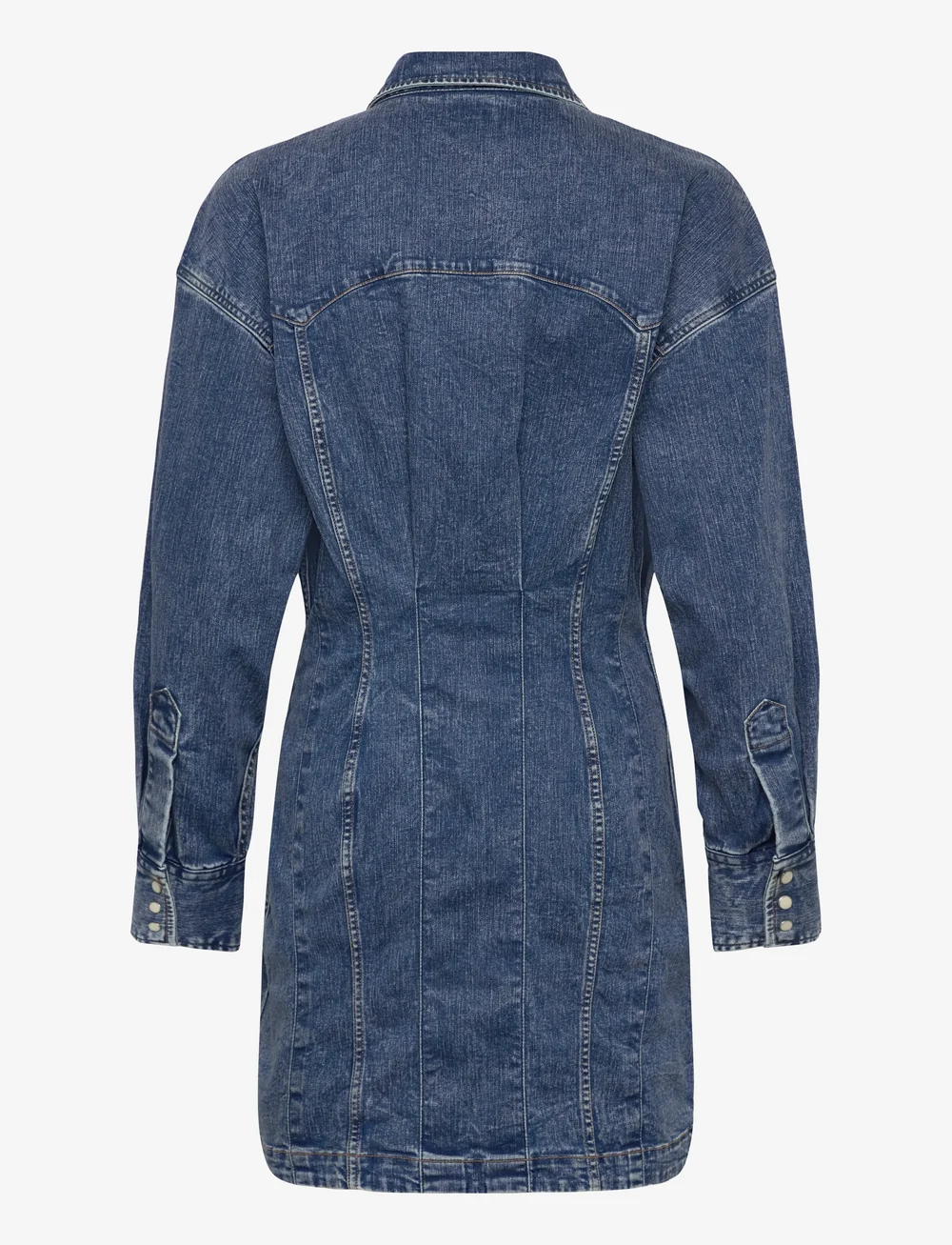 Wrangler - DARTED SKIRT DRESS - jeansklänningar - sapphire trace - 2