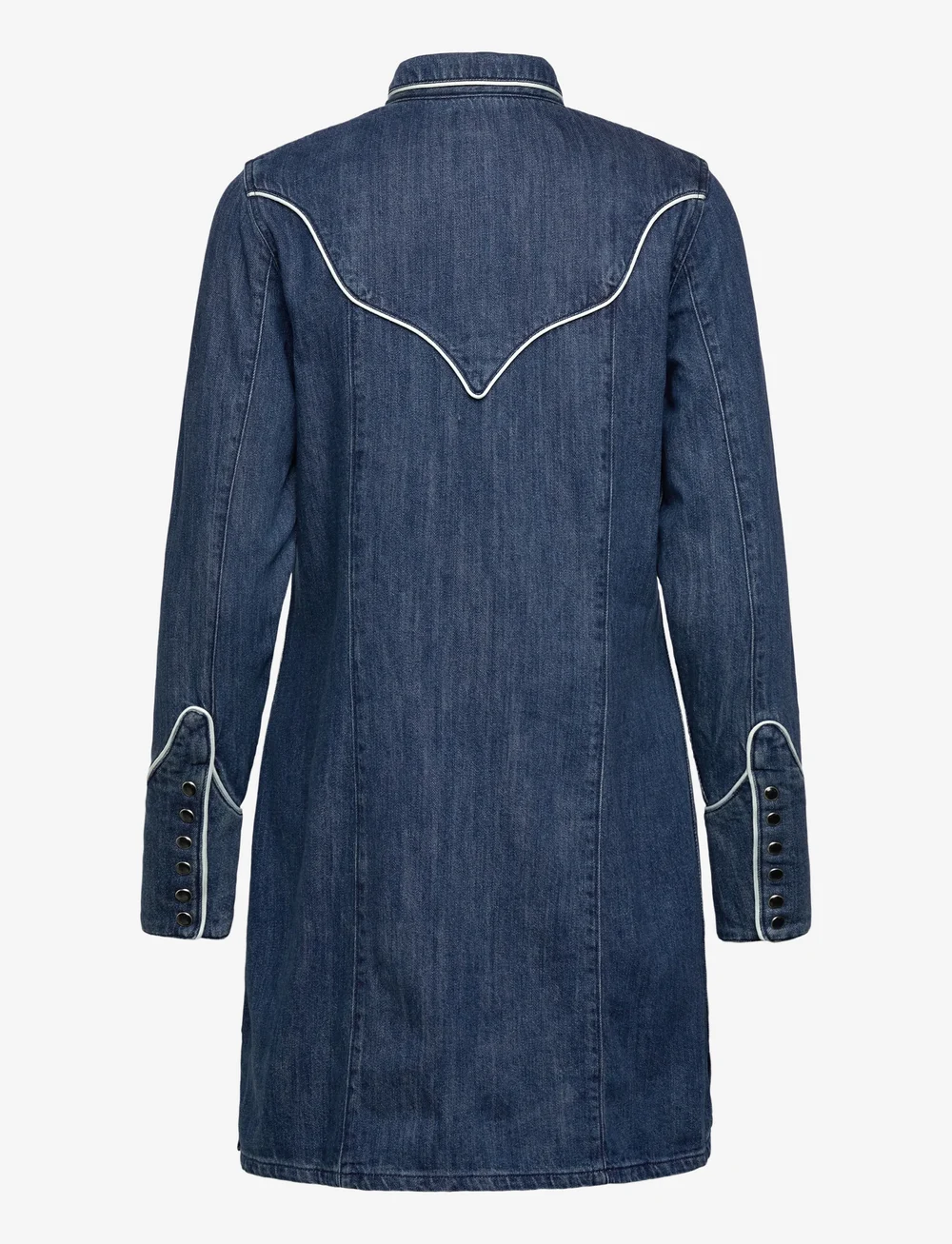 Wrangler - PIPED SHIRT DRESS - overhemdjurken - blue reverie - 2