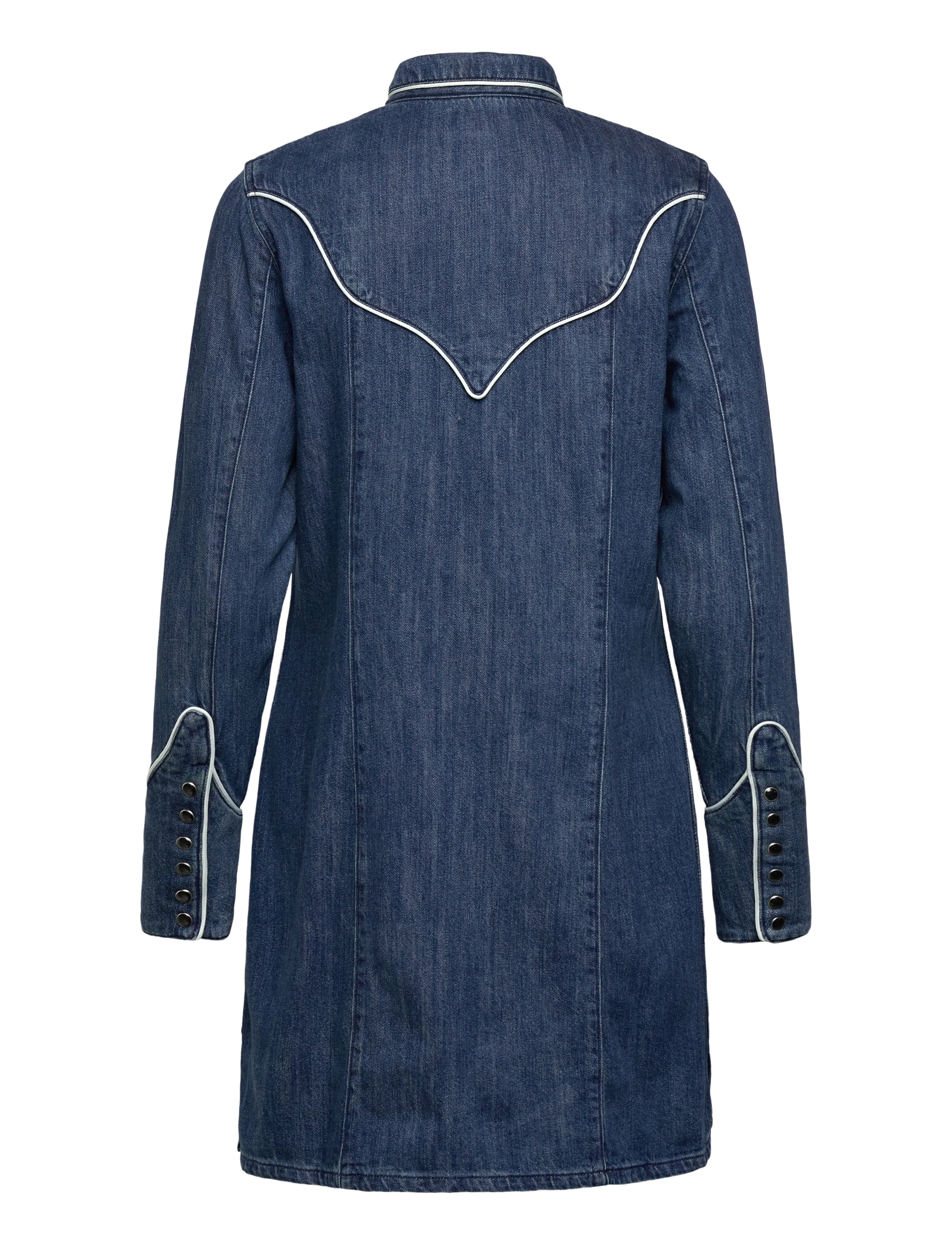 Wrangler - PIPED SHIRT DRESS - robes chemises - blue reverie - 2