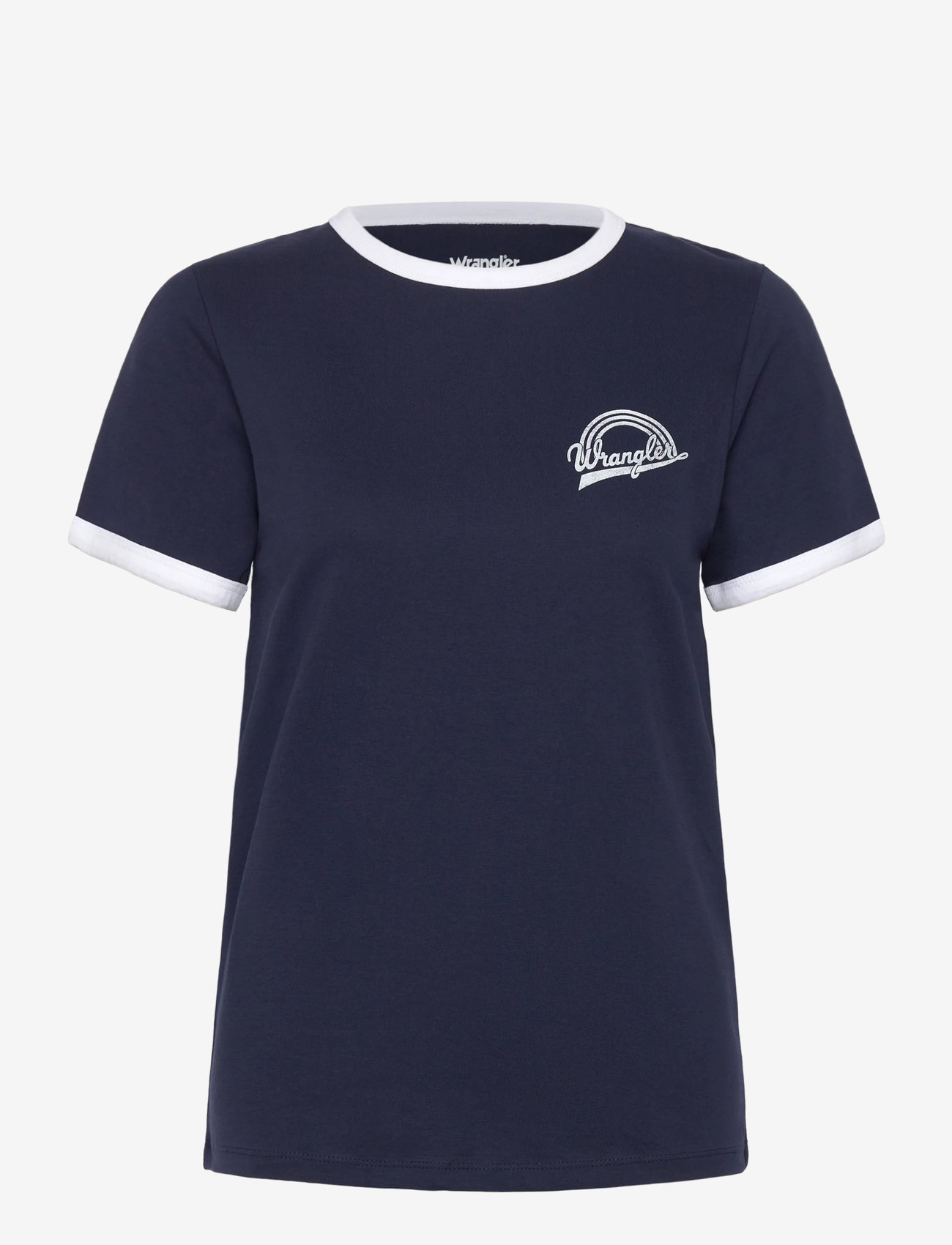 Wrangler - RINGER TEE - autumn clothing - navy - 0
