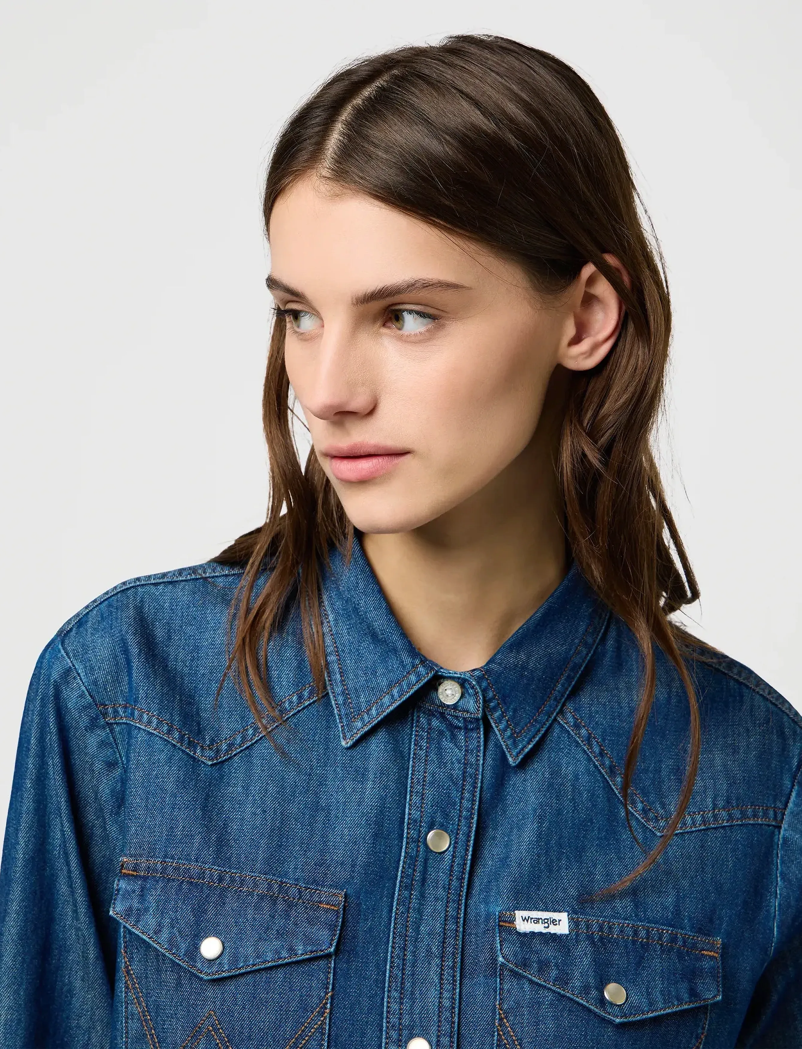 Wrangler - HERITAGE SHIRT - teksasärgid - icon - 5