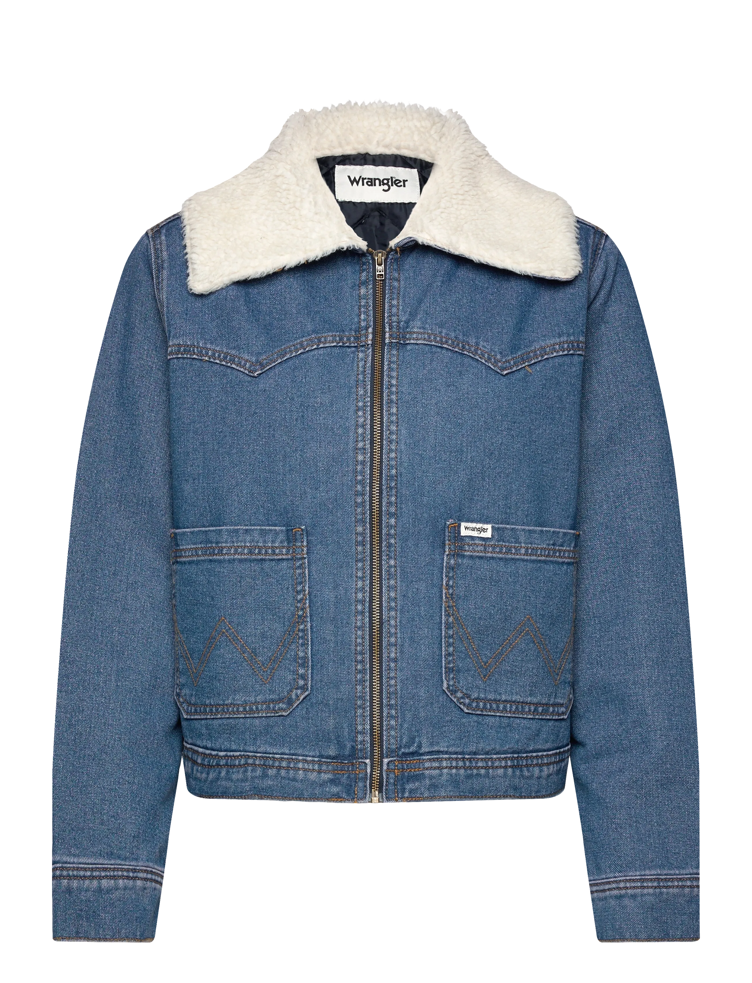 WRANGLER Sherpa Lined Jacke Blau - XL - Damen
