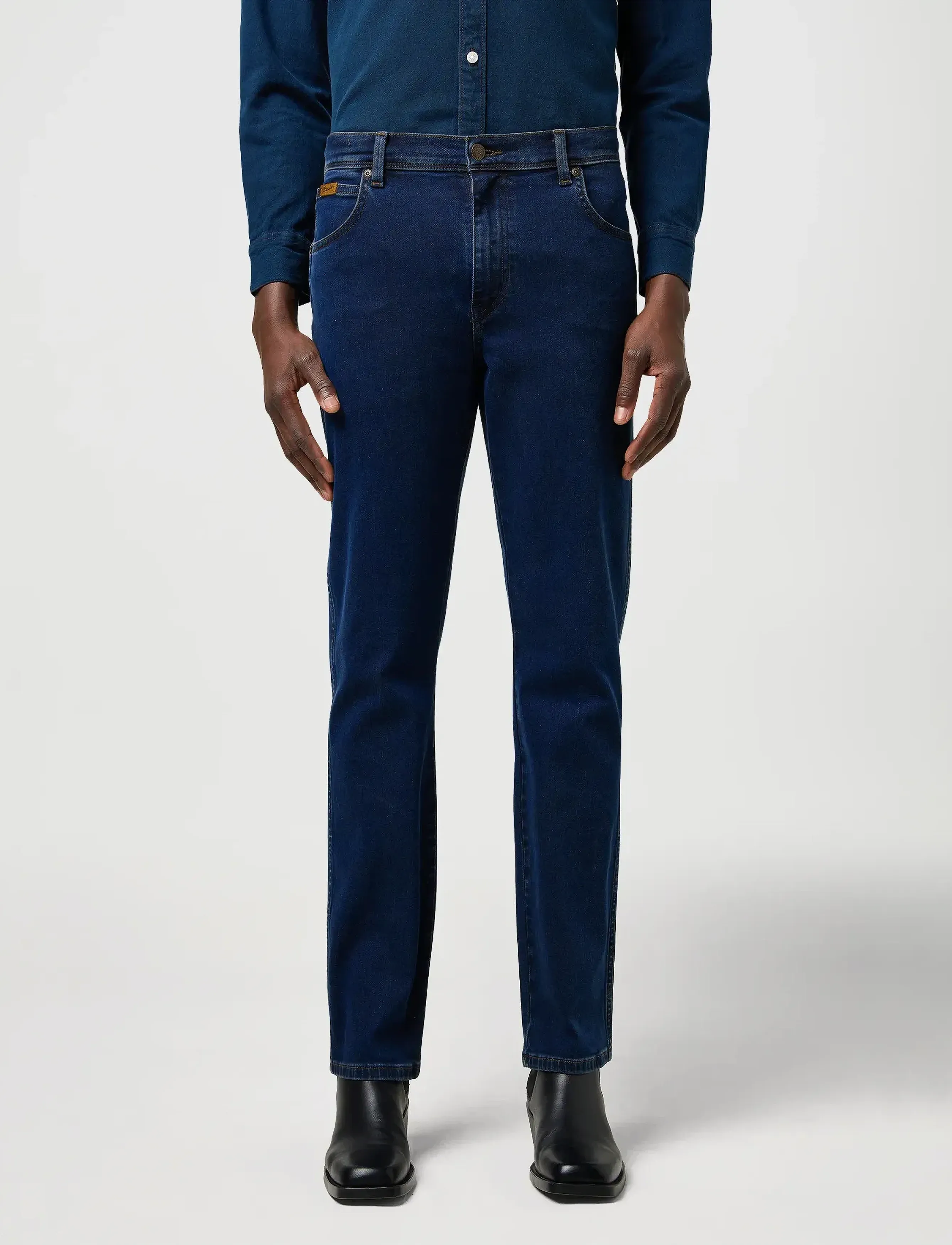 Wrangler Texas, 32 x 32, Navy, Jeans > Smalle, Herre