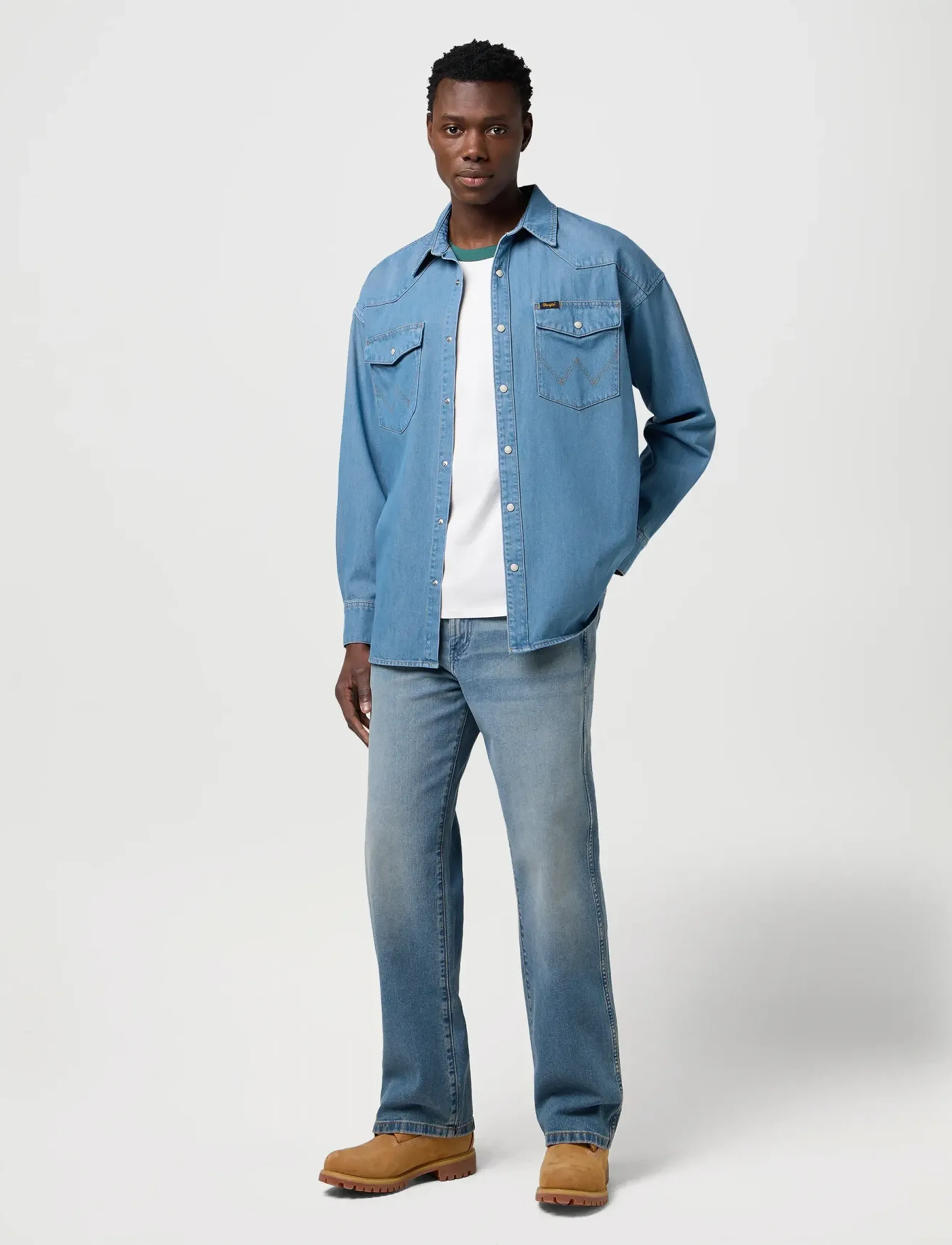 Wrangler - LOOSE STRAIGHT - authentic medium - 4