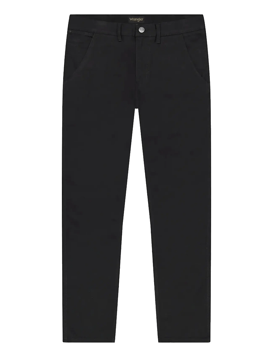 Wrangler - REGULAR CHINO - chinos - black - 1