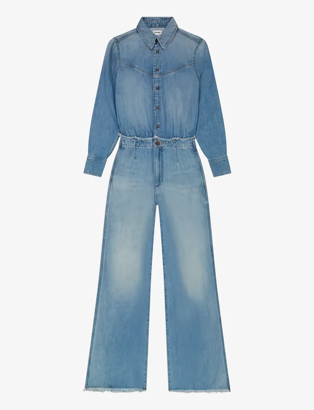 Wrangler - RADIATING COVERALL - flared jeans - shimmerstone - 1