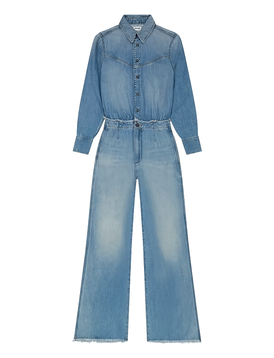 Wrangler - RADIATING COVERALL - flared jeans - shimmerstone - 1