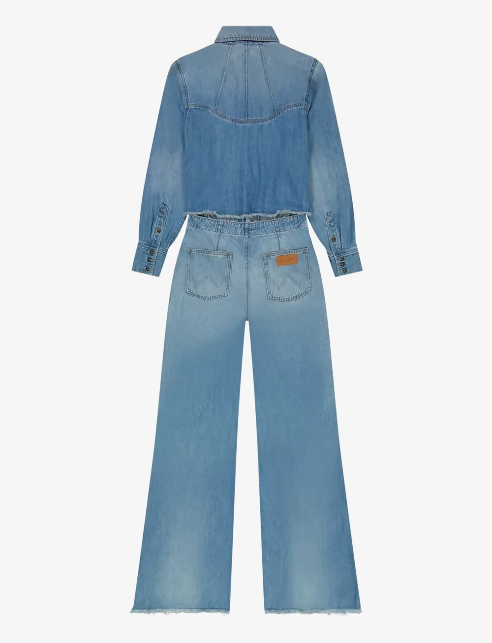 Wrangler - RADIATING COVERALL - flared jeans - shimmerstone - 2