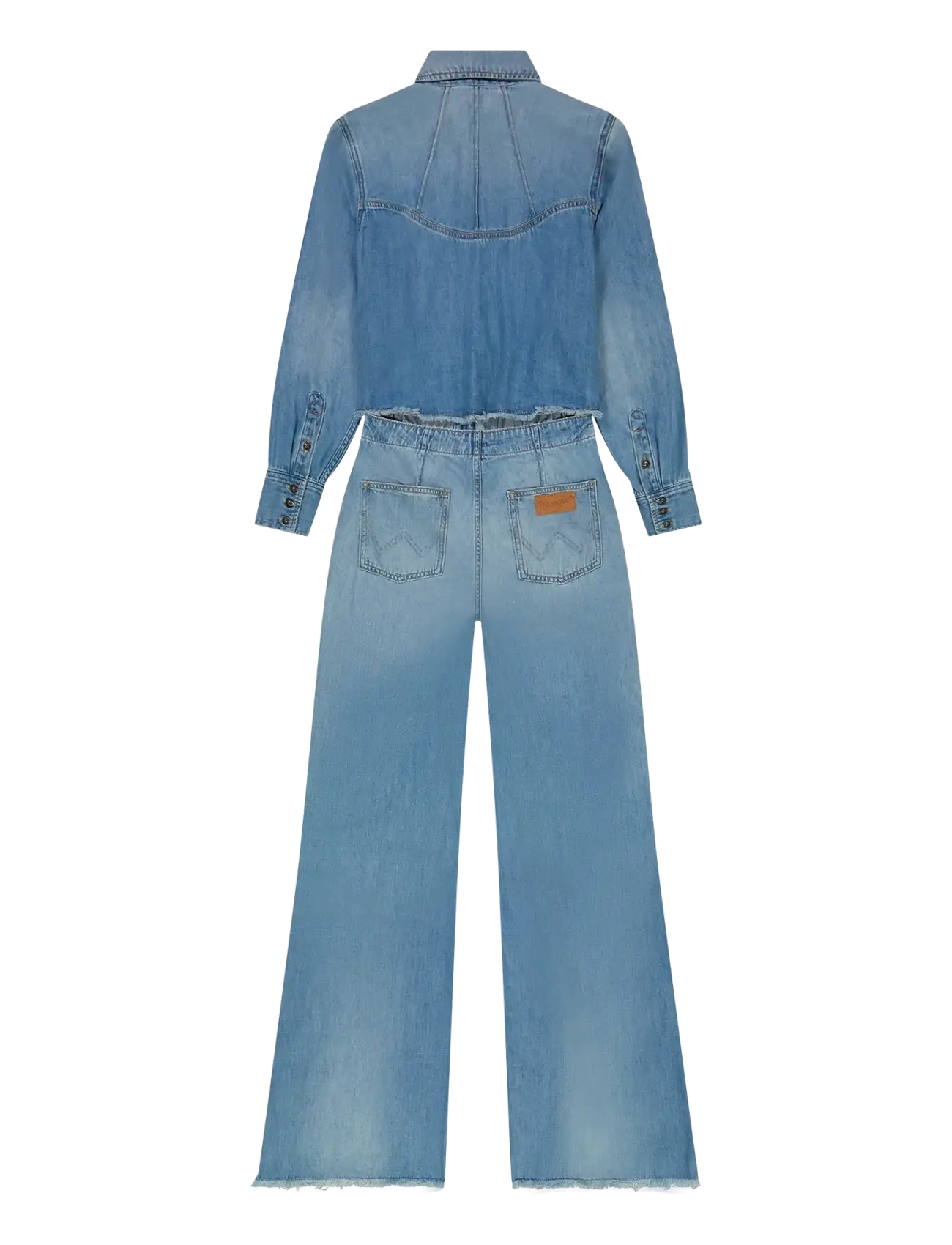 Wrangler - RADIATING COVERALL - schlaghosen - shimmerstone - 2