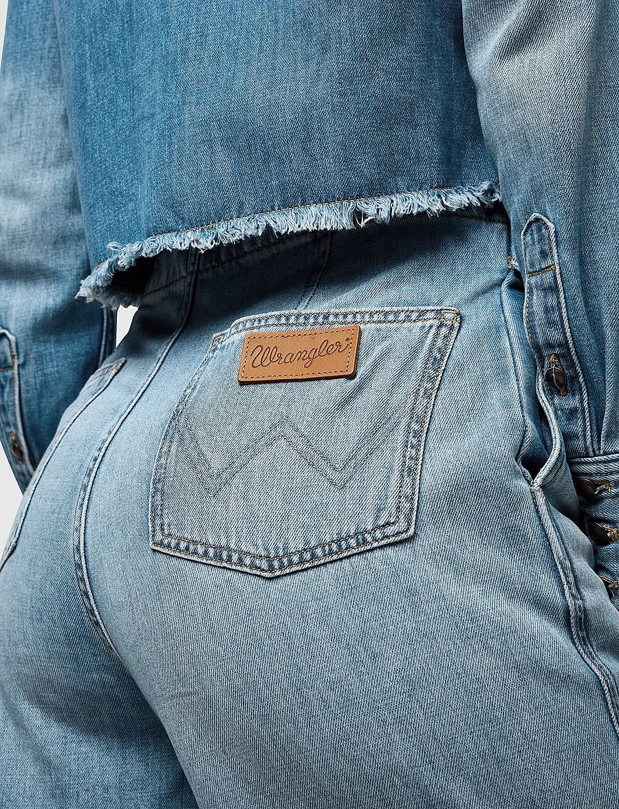 Wrangler - RADIATING COVERALL - flared jeans - shimmerstone - 5