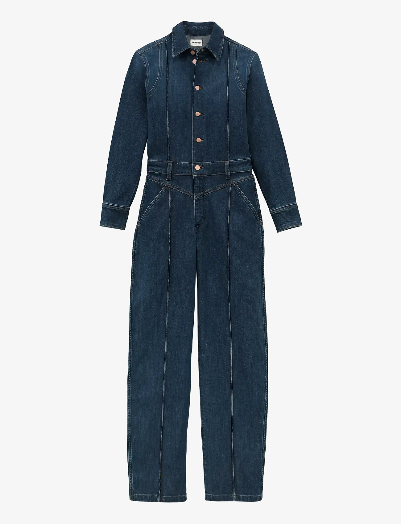 Wrangler - WESTERN COVERALL - jumpsuits - rustic rinse - 1