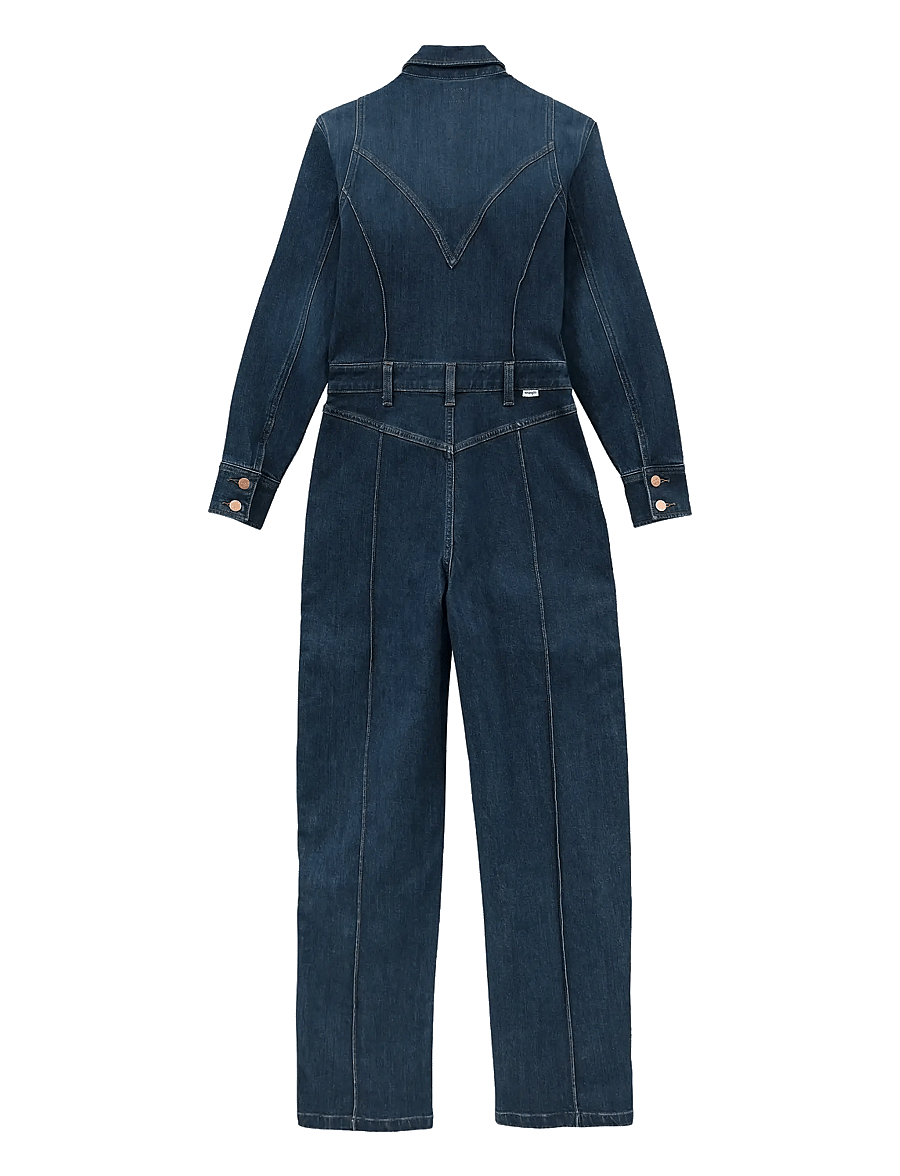 Wrangler - WESTERN COVERALL - jumpsuits - rustic rinse - 2