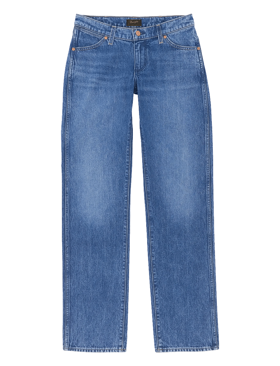 Wrangler - LOW RISE COWBOY JEAN - gerade jeans - lasso lagoon - 1