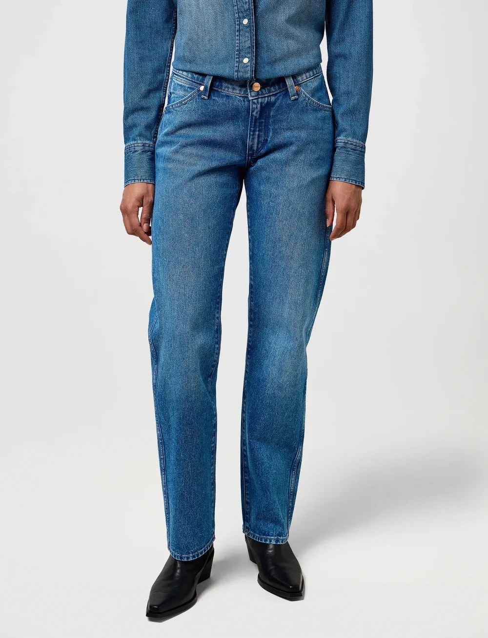 Wrangler - LOW RISE COWBOY JEAN - raka jeans - lasso lagoon - 0