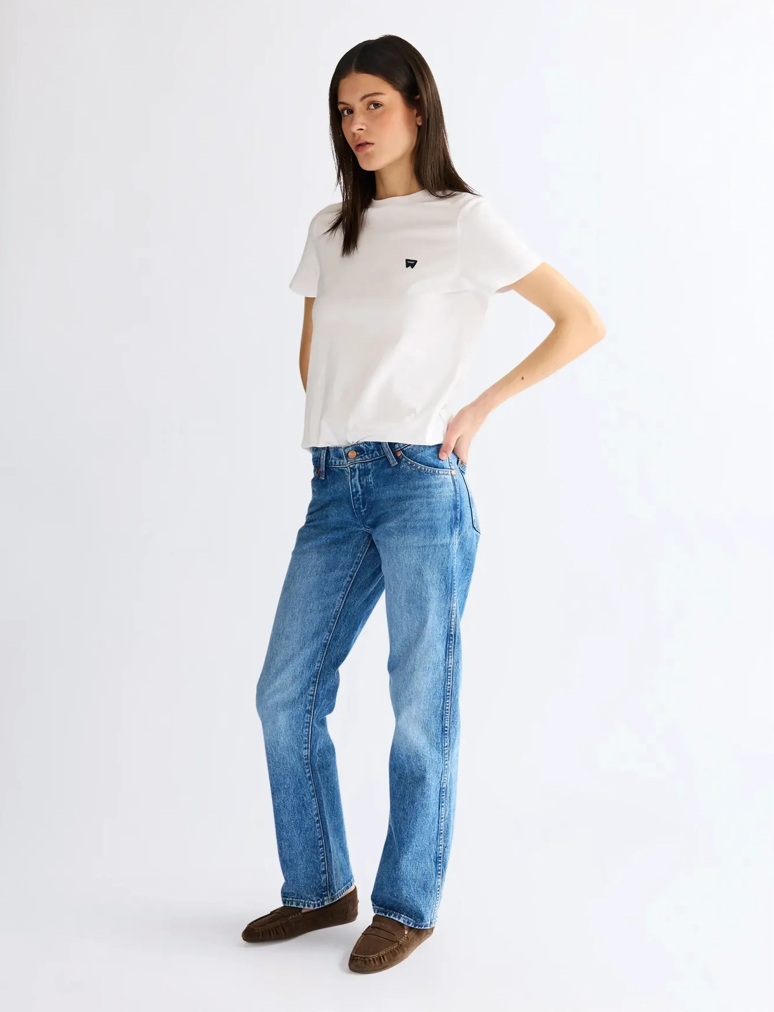 Wrangler - LOW RISE COWBOY JEAN - raka jeans - lasso lagoon - 3