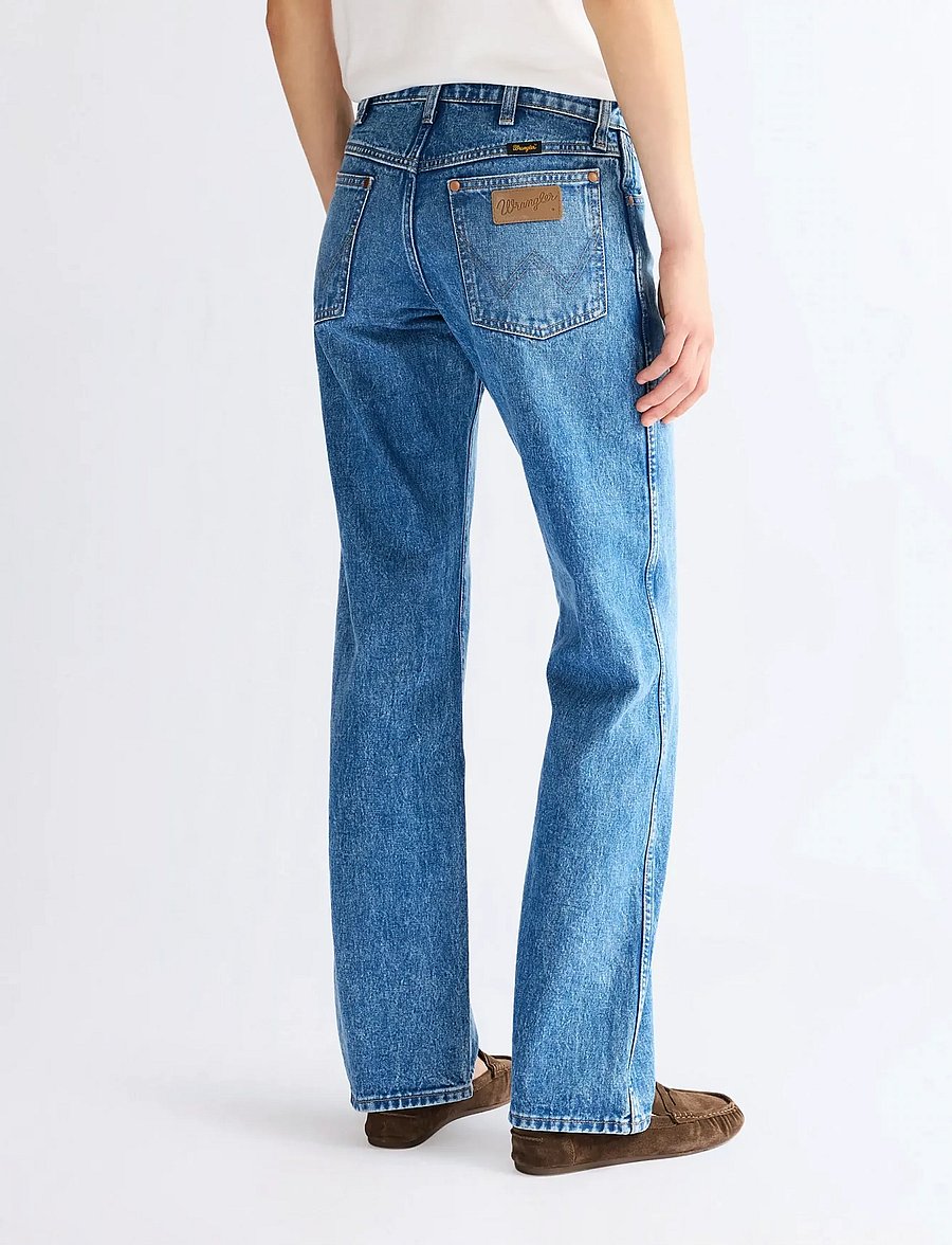 Wrangler - LOW RISE COWBOY JEAN - gerade jeans - lasso lagoon - 4