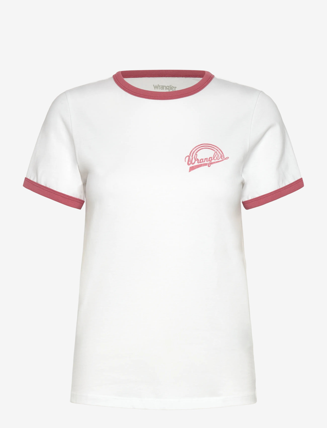 Wrangler - RINGER TEE - efterårstøj - bright white - 0