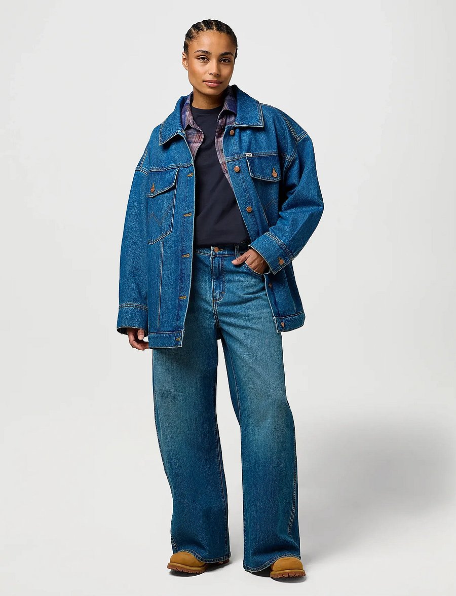 Wrangler - LOW RISE BIG BAGGY - džinsi ar platām starām - ace - 4
