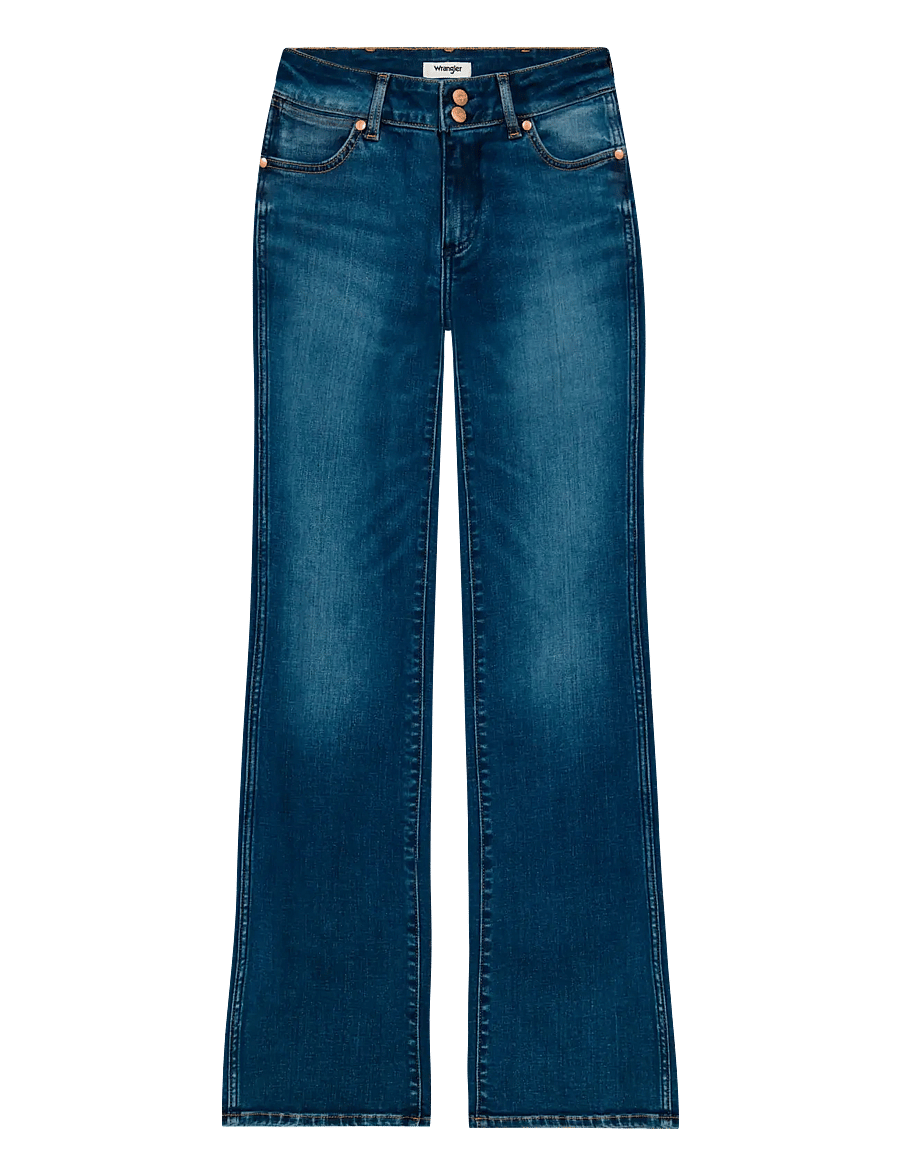 Wrangler - LOW RISE BOLD BOOT - bootcut jeans - canyon crest - 1
