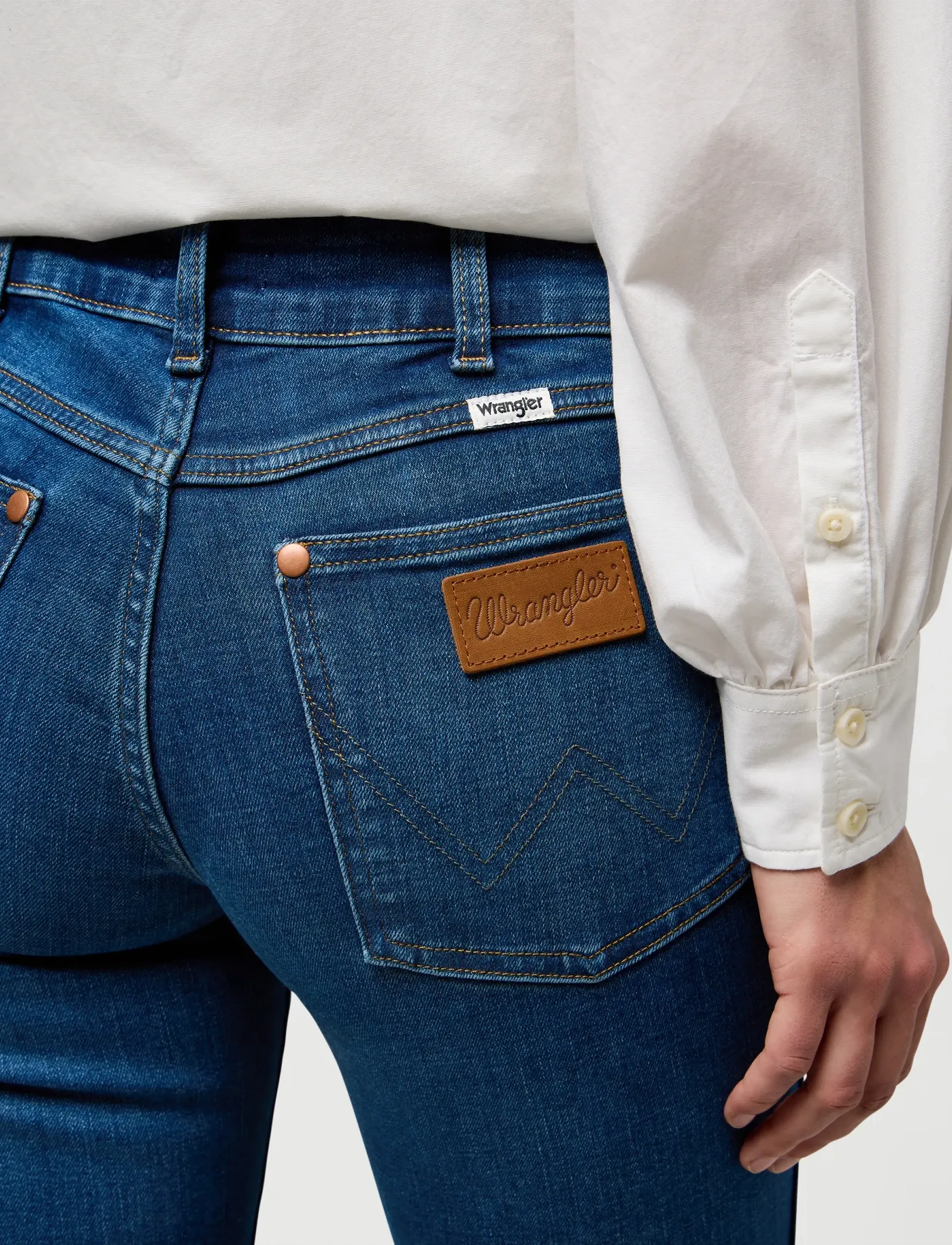 Wrangler - LOW RISE BOLD BOOT - bootcut jeans - canyon crest - 5