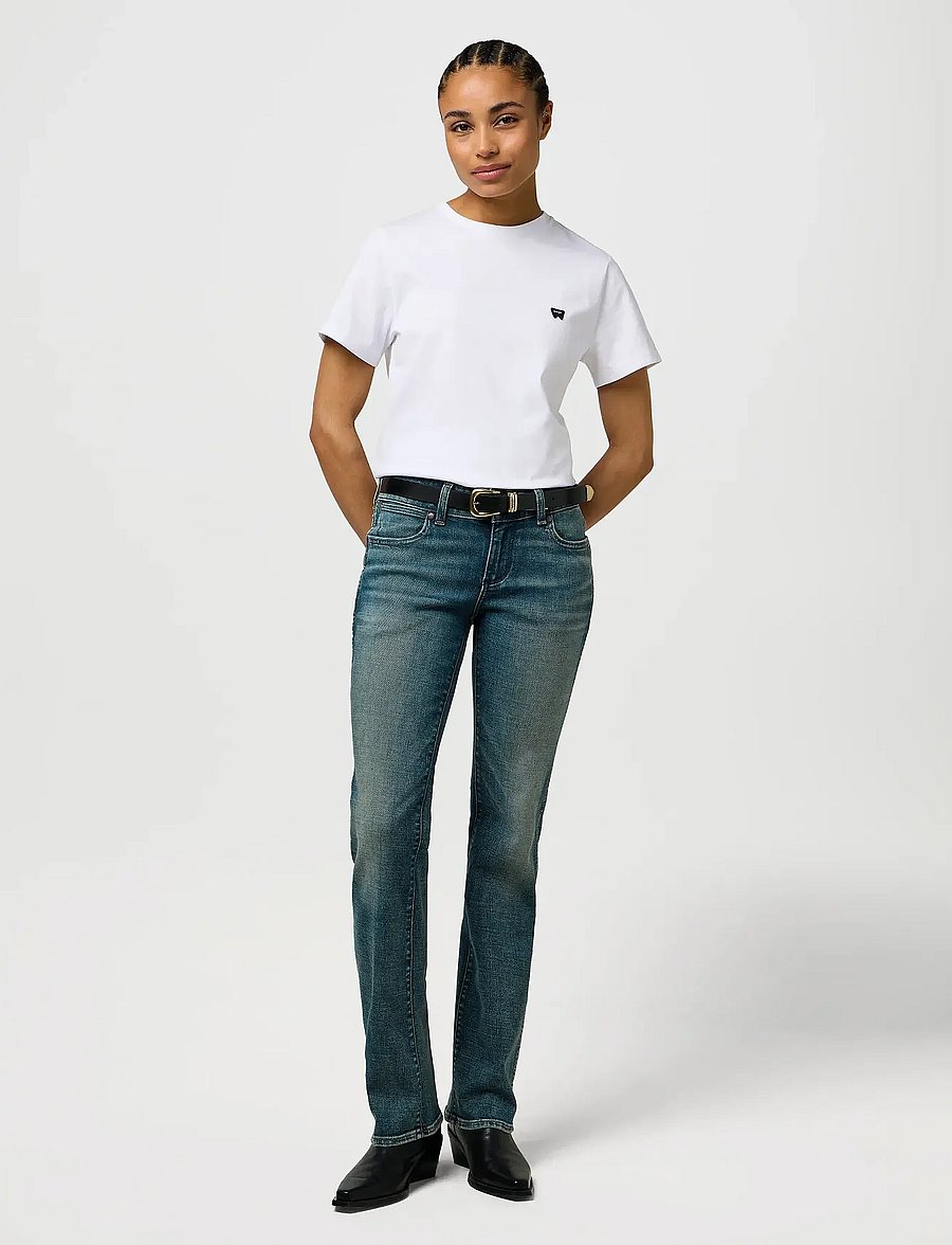 Wrangler - LOW RISE BOLD BOOT - bootcut-jeans - summit shade - 4