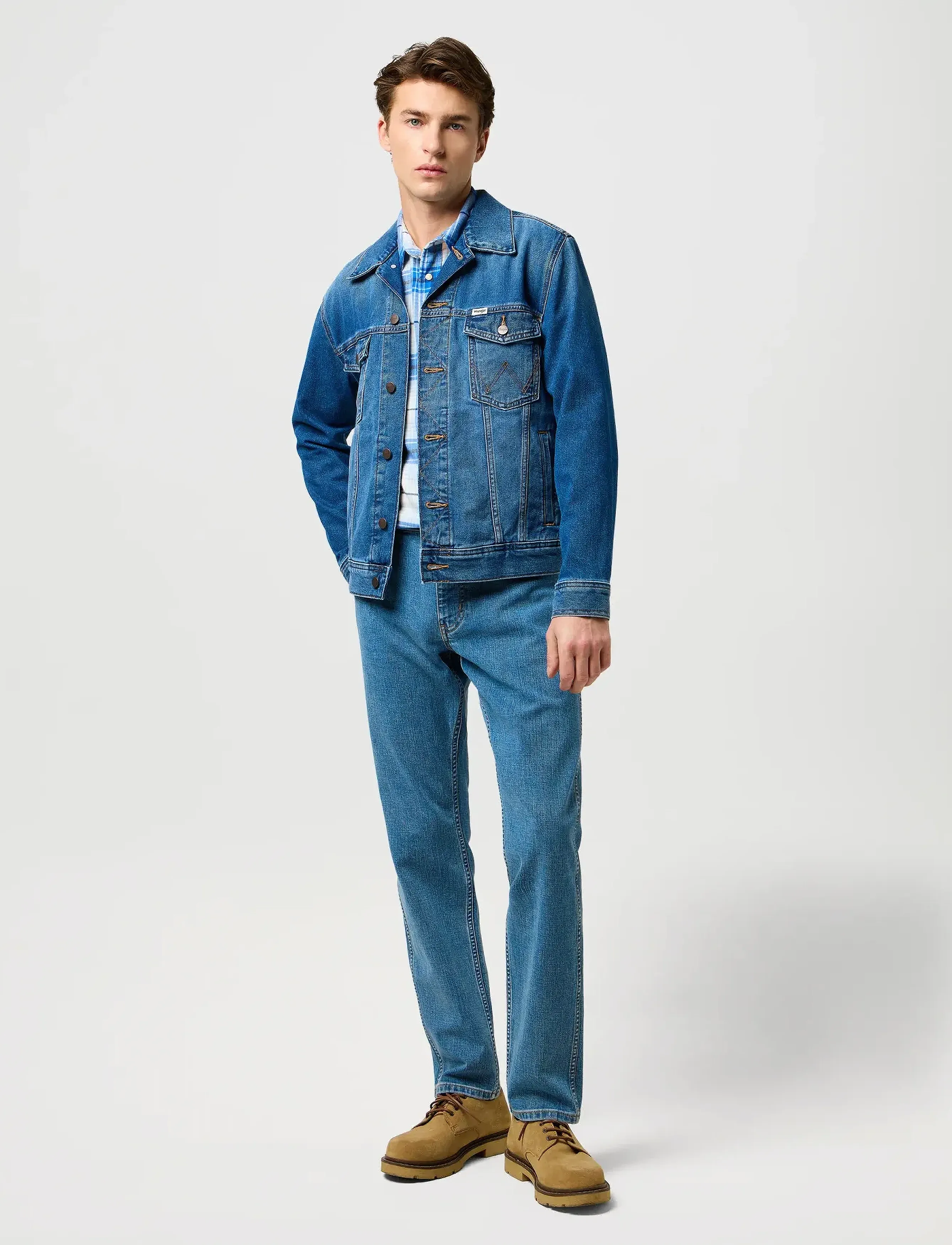 Wrangler - DENIM JACKET - mystic - 4