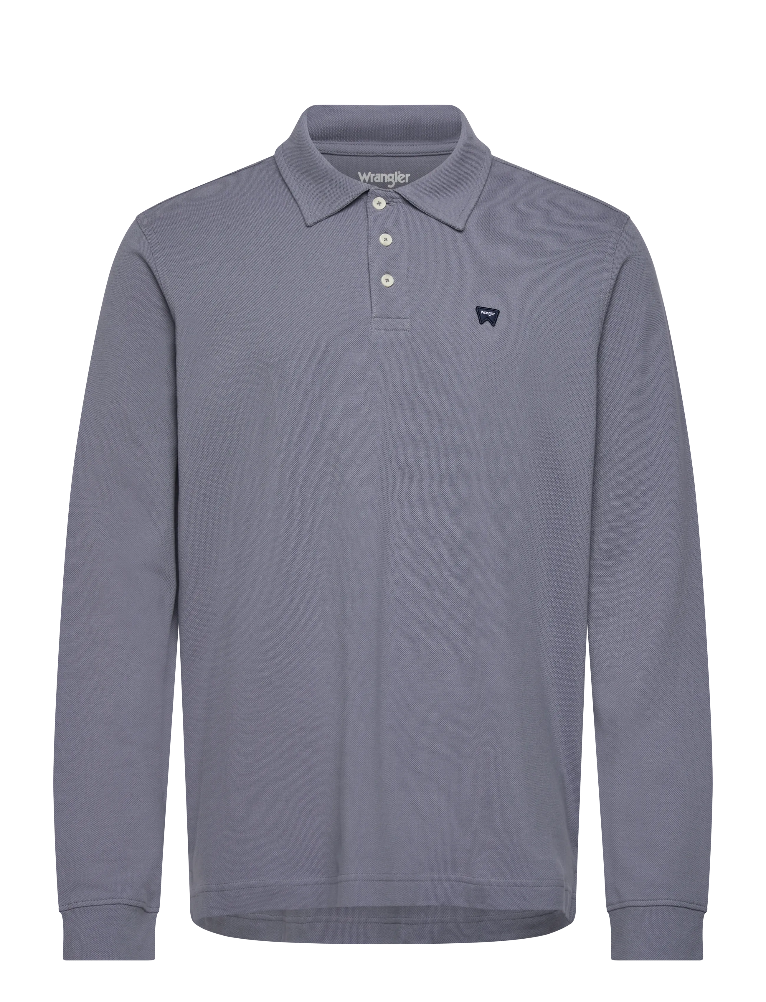 Wrangler LS POLO SHIRT - Polo Shirts - GRISAILLE / blue