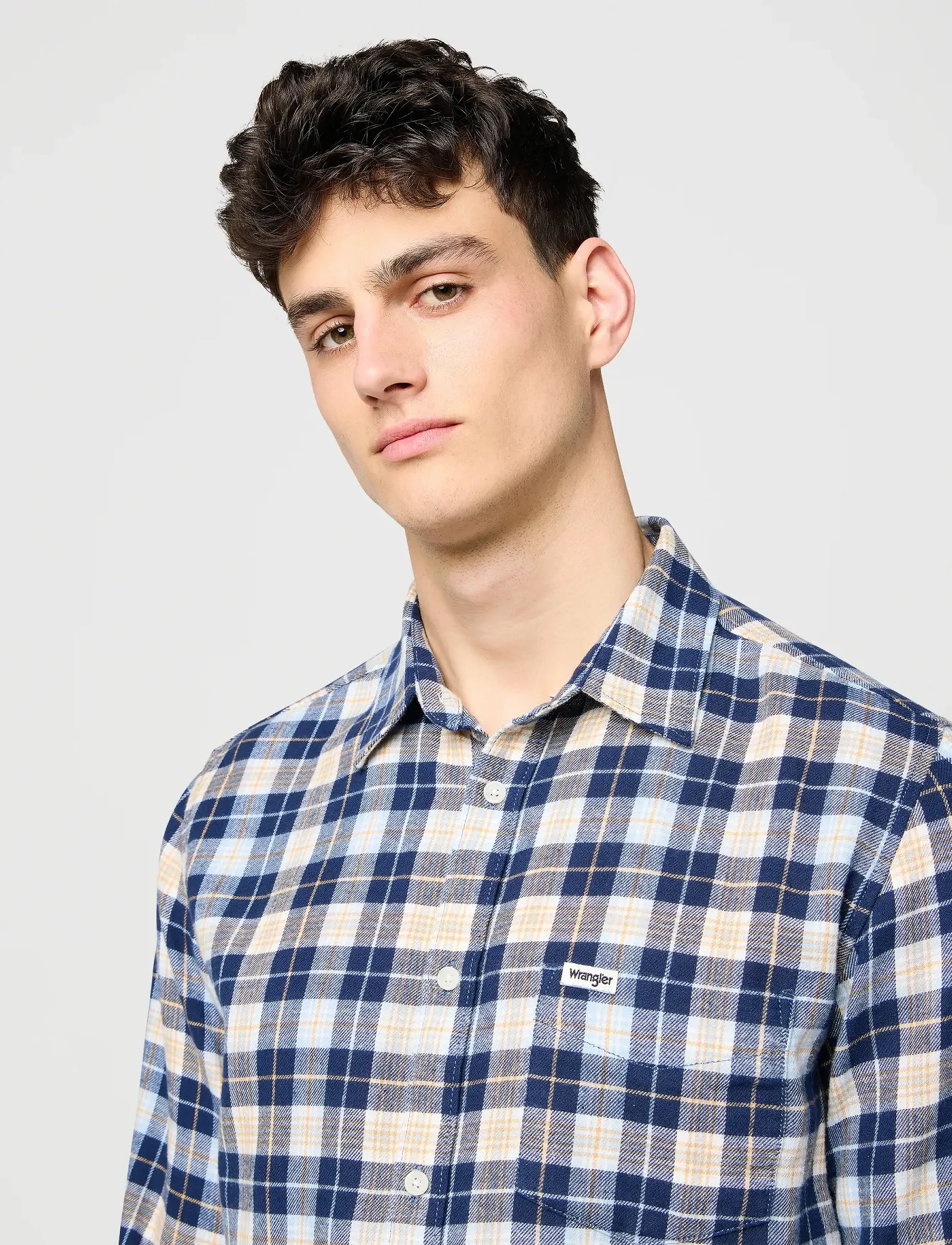 Wrangler - 1 PKT SHIRT - blue - 5