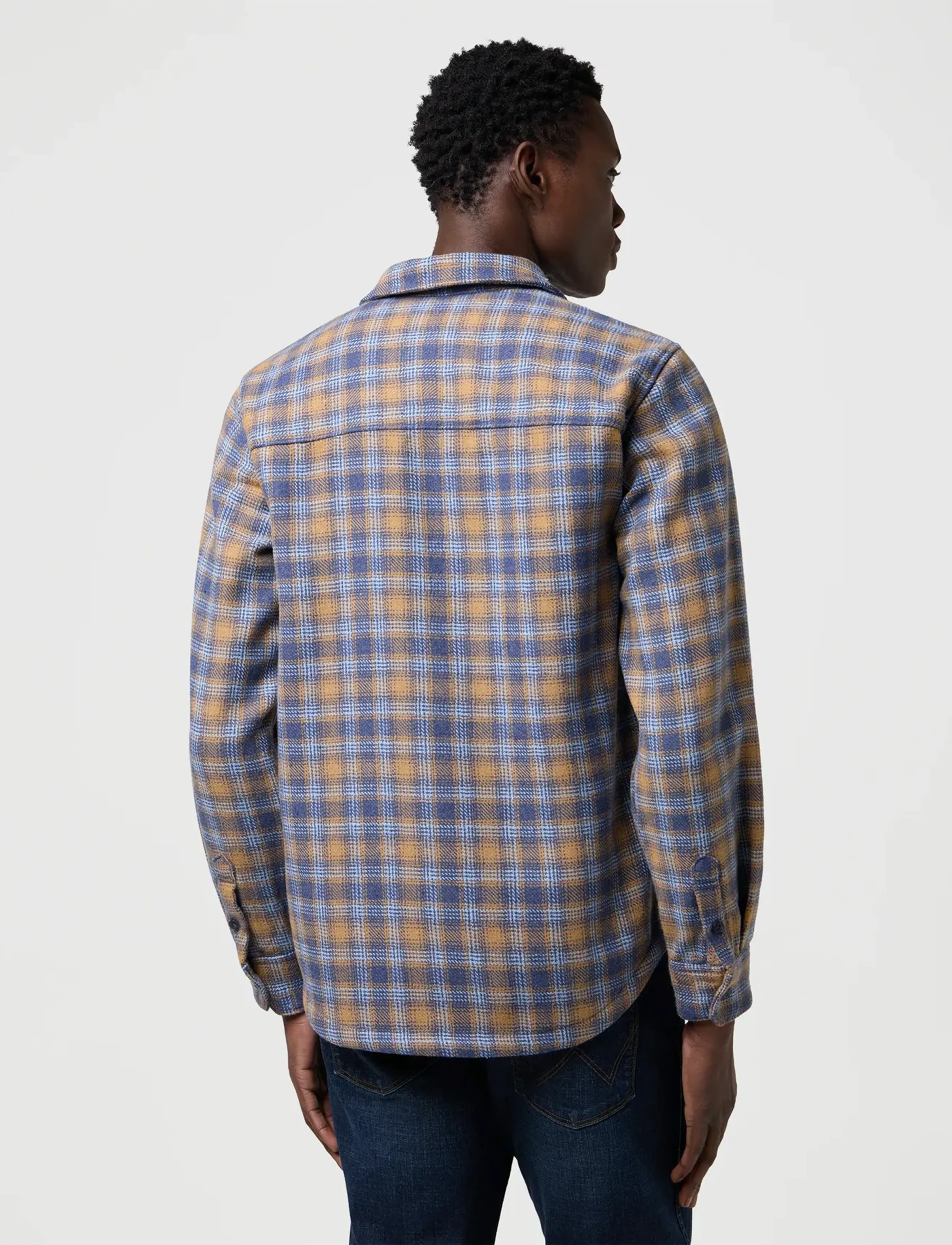 Wrangler - OVERSHIRT - vyrams - navy tan - 3