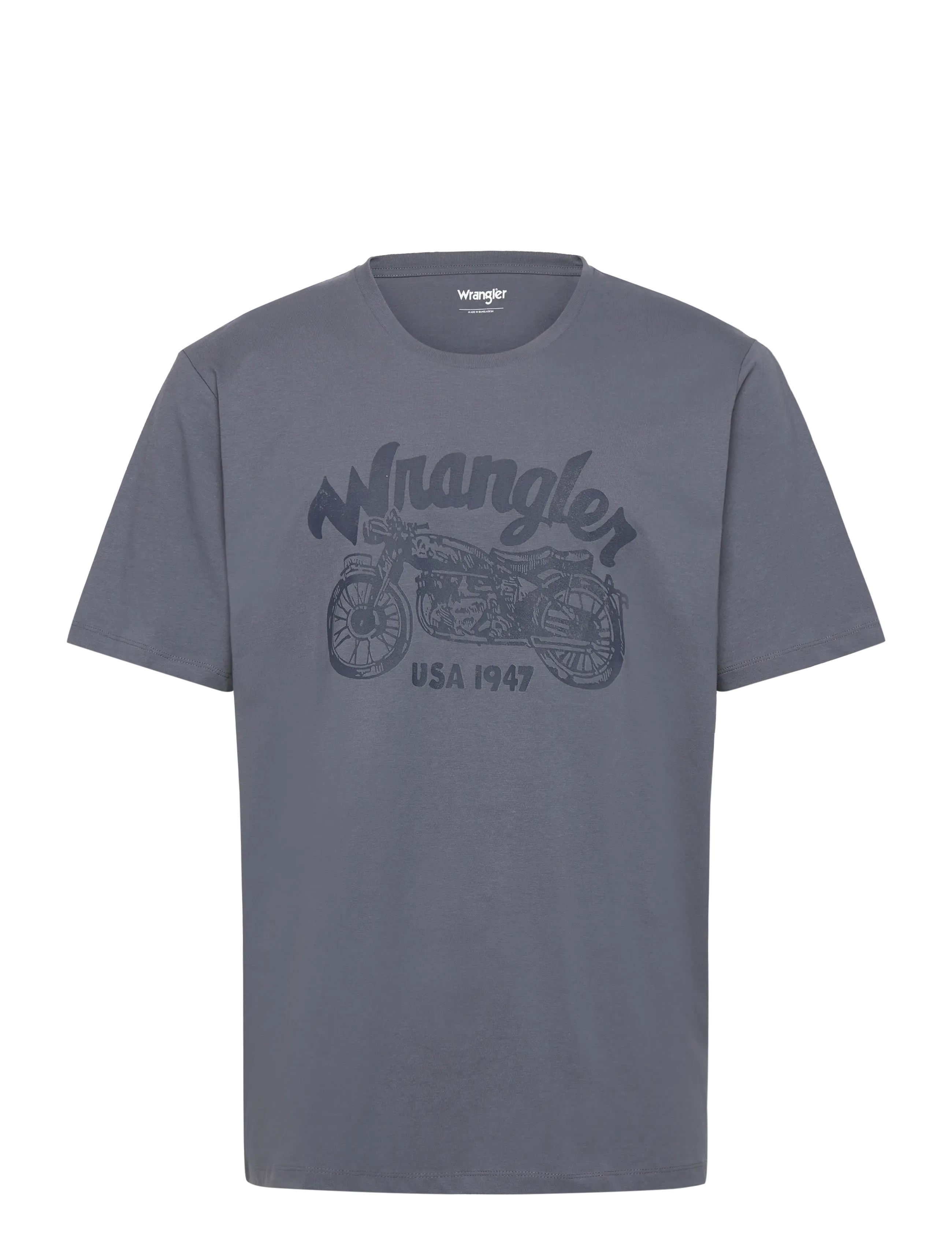 Wrangler AMERICANA TEE - Tøj - GRISAILLE / blue
